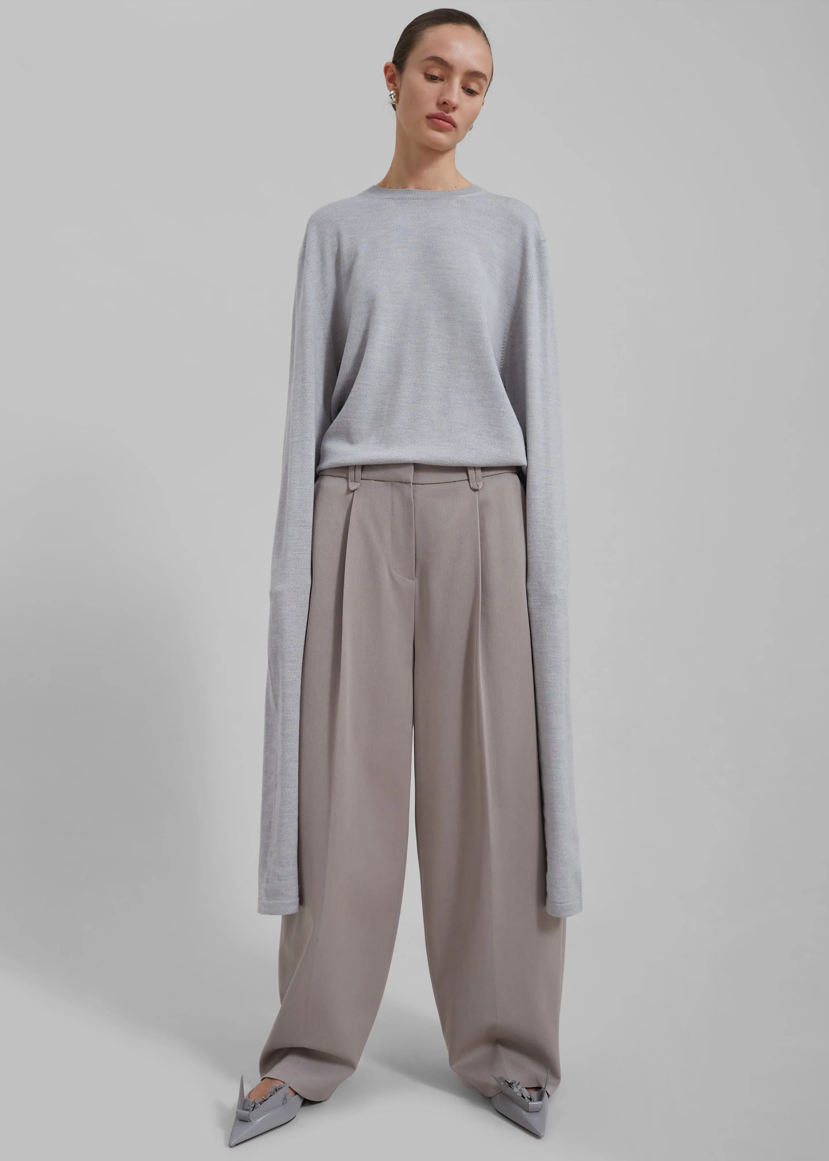 Adair Trousers - Grey sold by Frankie Shop product image thumbnail 5