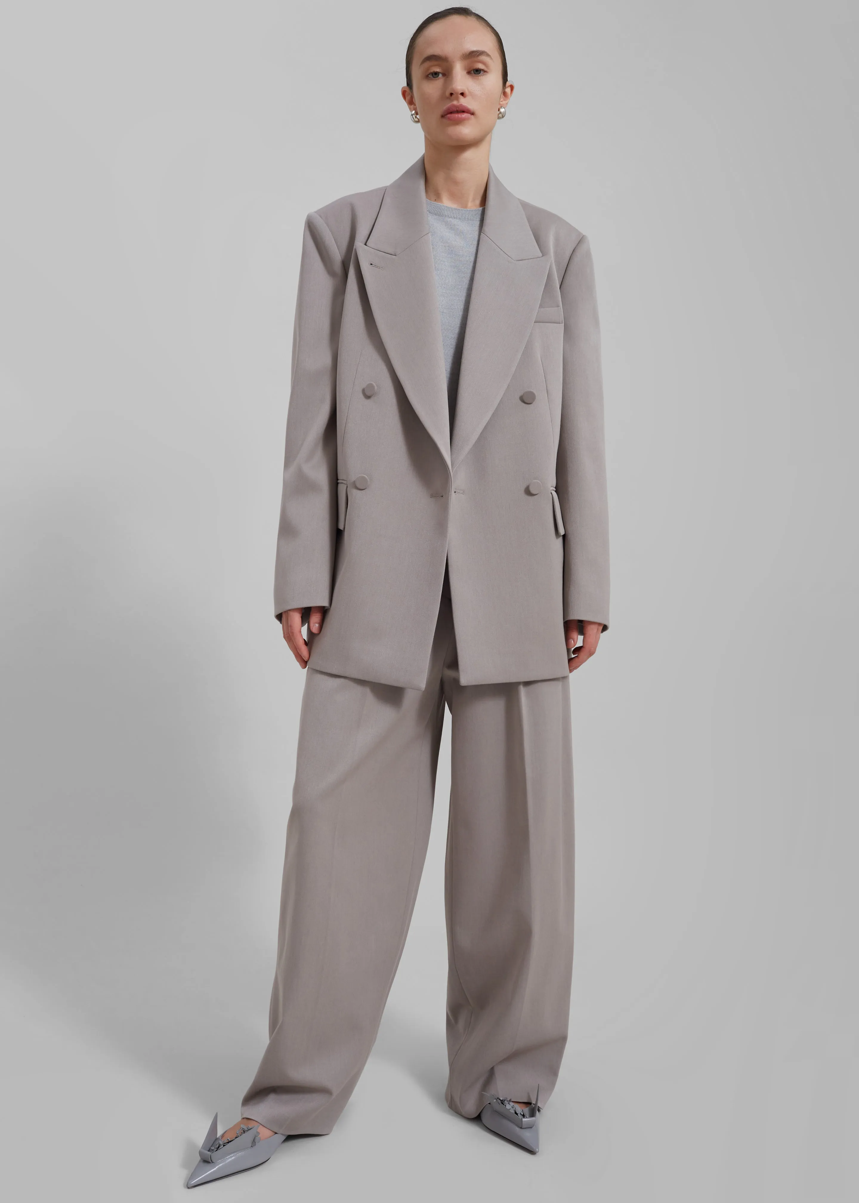 Adair Trousers - Grey sold by Frankie Shop