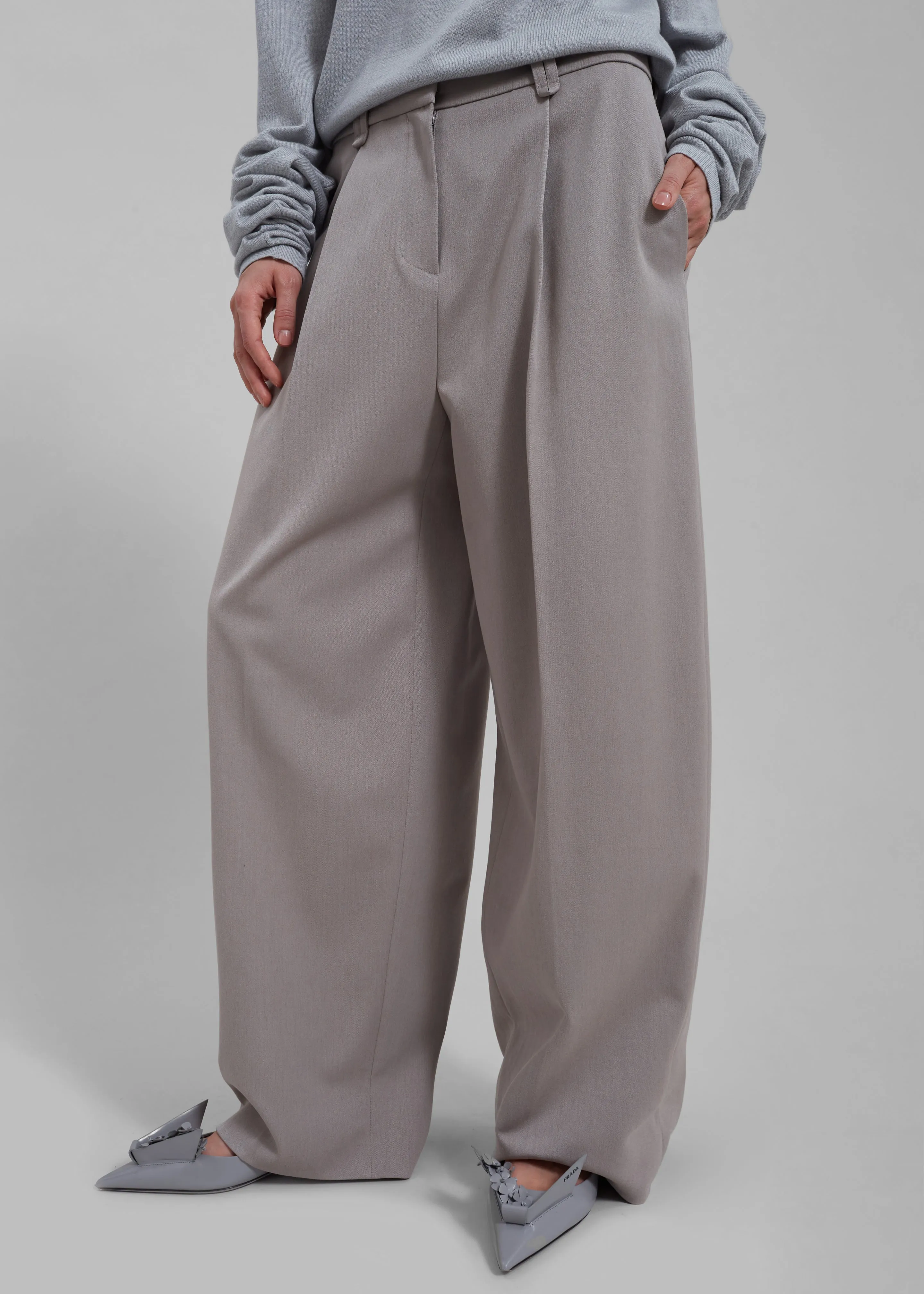 Adair Trousers - Grey sold by Frankie Shop product image thumbnail 2
