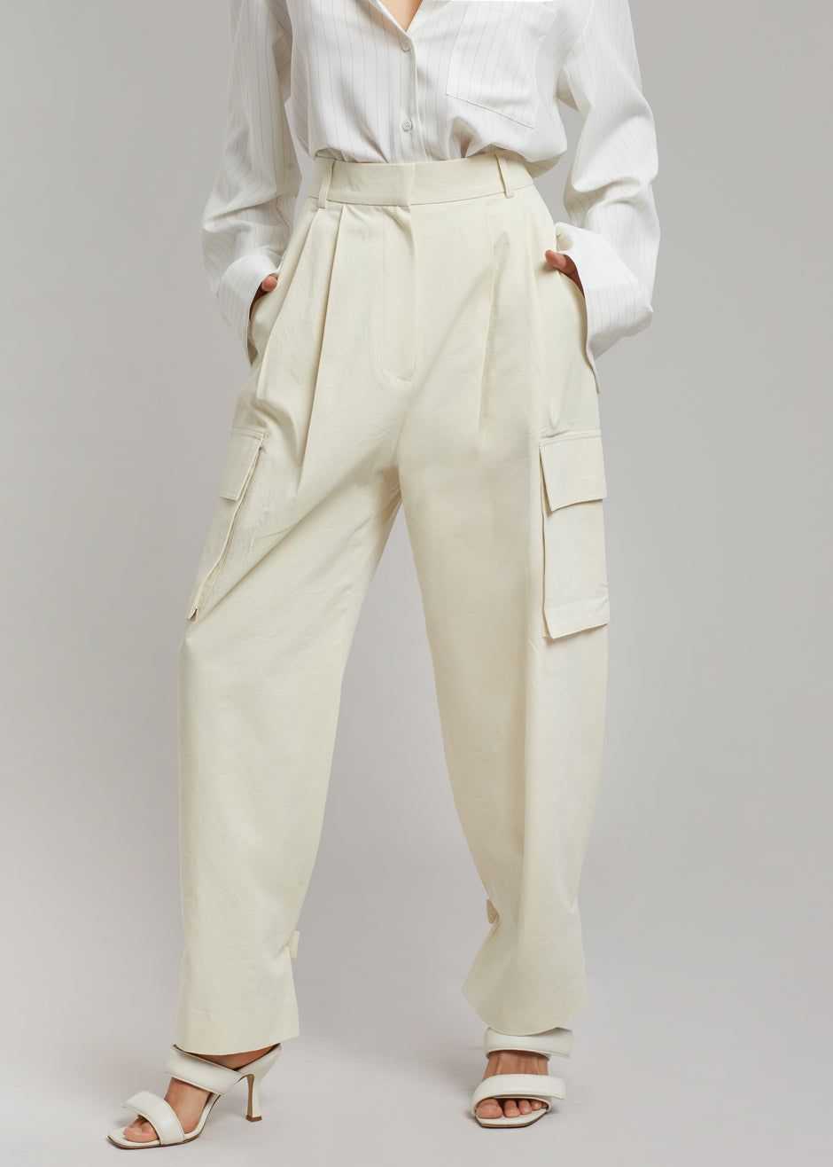 Gianna Cargo Pants - Cream sold by Frankie Shop product image thumbnail 5