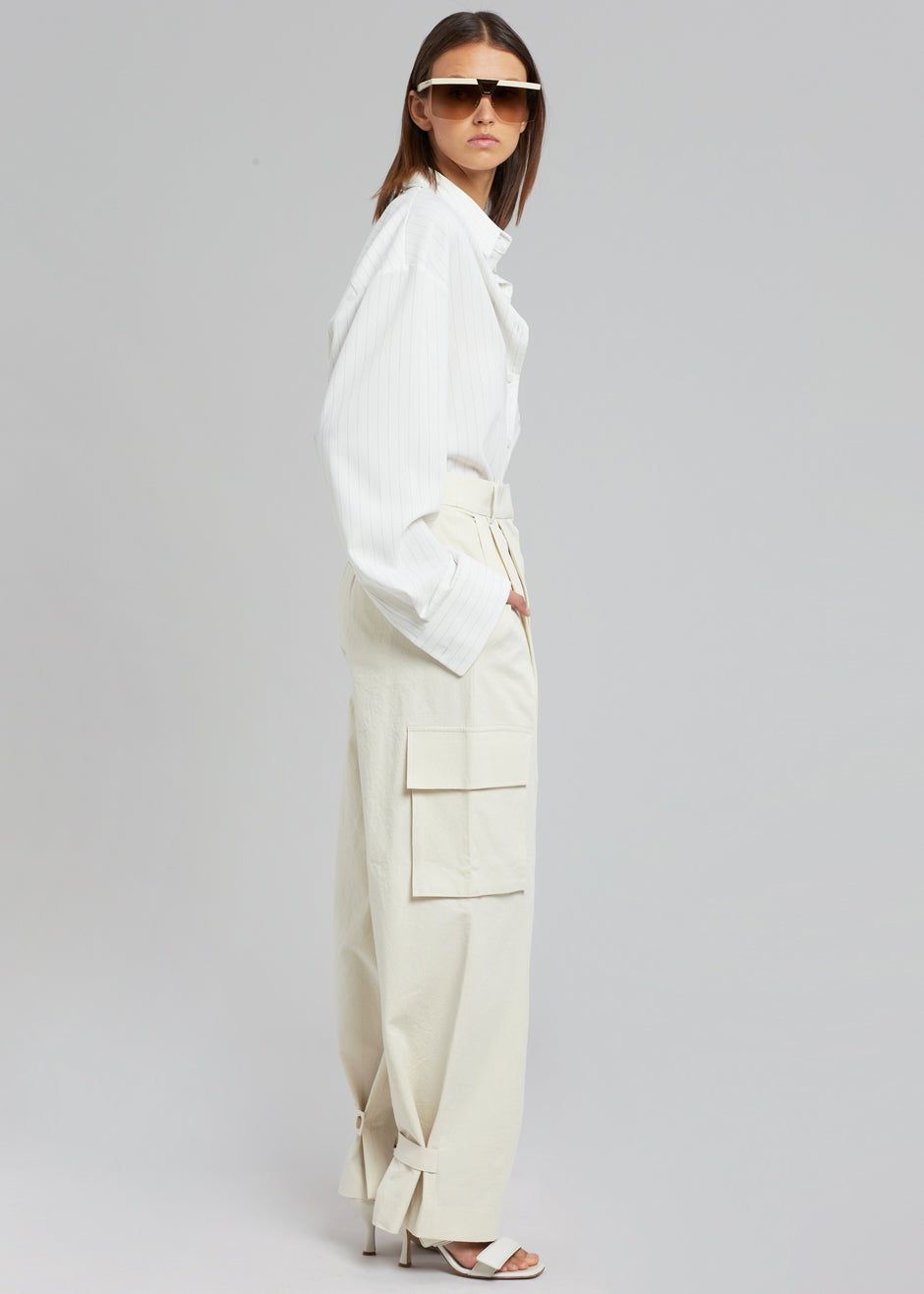 Gianna Cargo Pants - Cream sold by Frankie Shop product image thumbnail 3