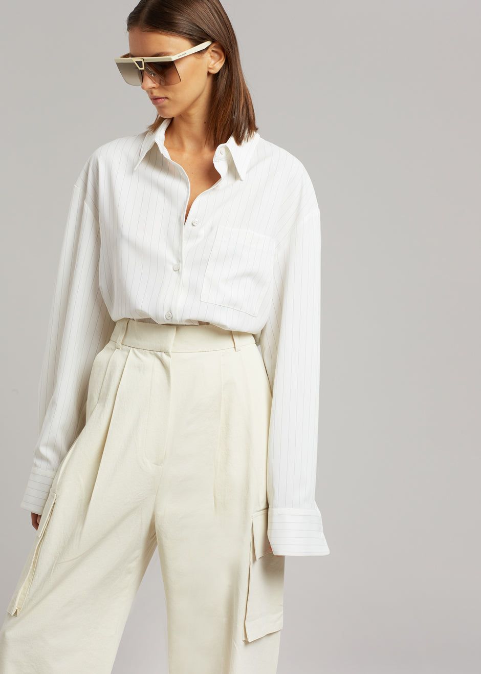 Gianna Cargo Pants - Cream sold by Frankie Shop product image thumbnail 8