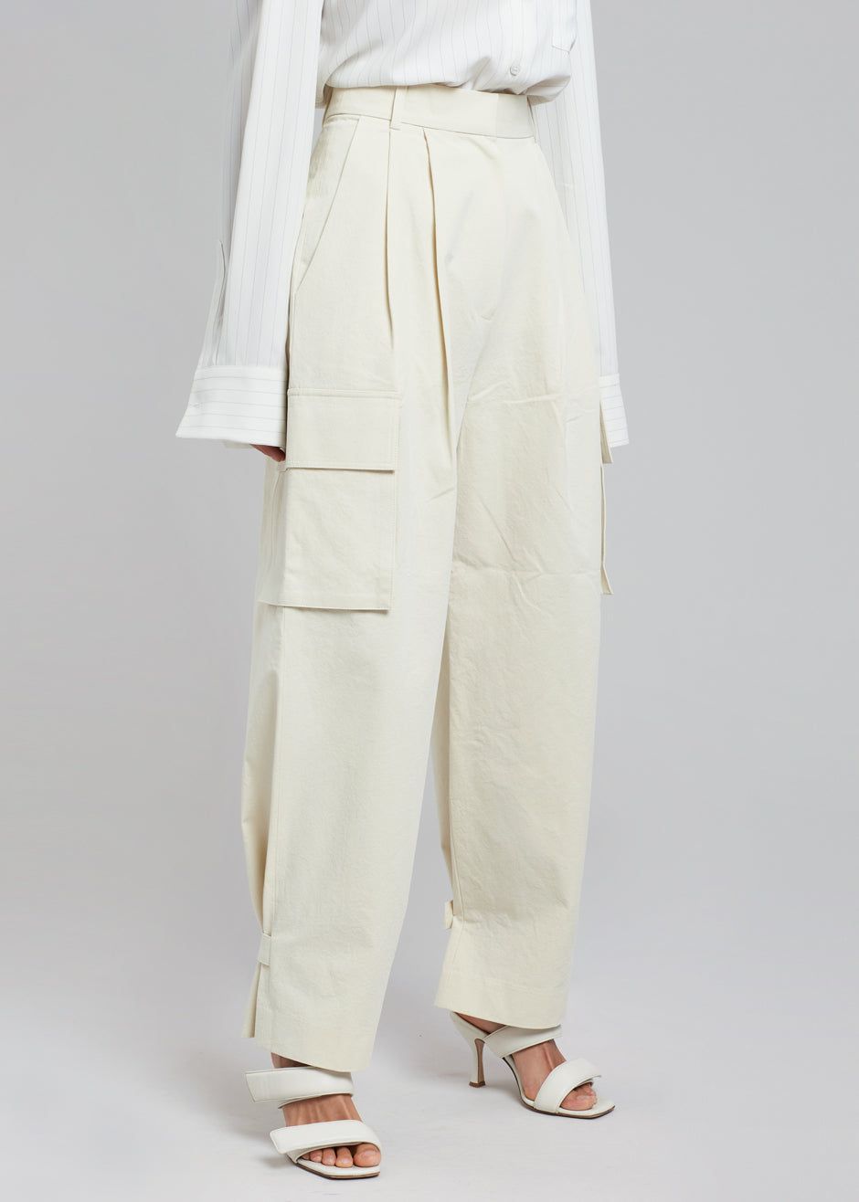 Gianna Cargo Pants - Cream sold by Frankie Shop product image thumbnail 2