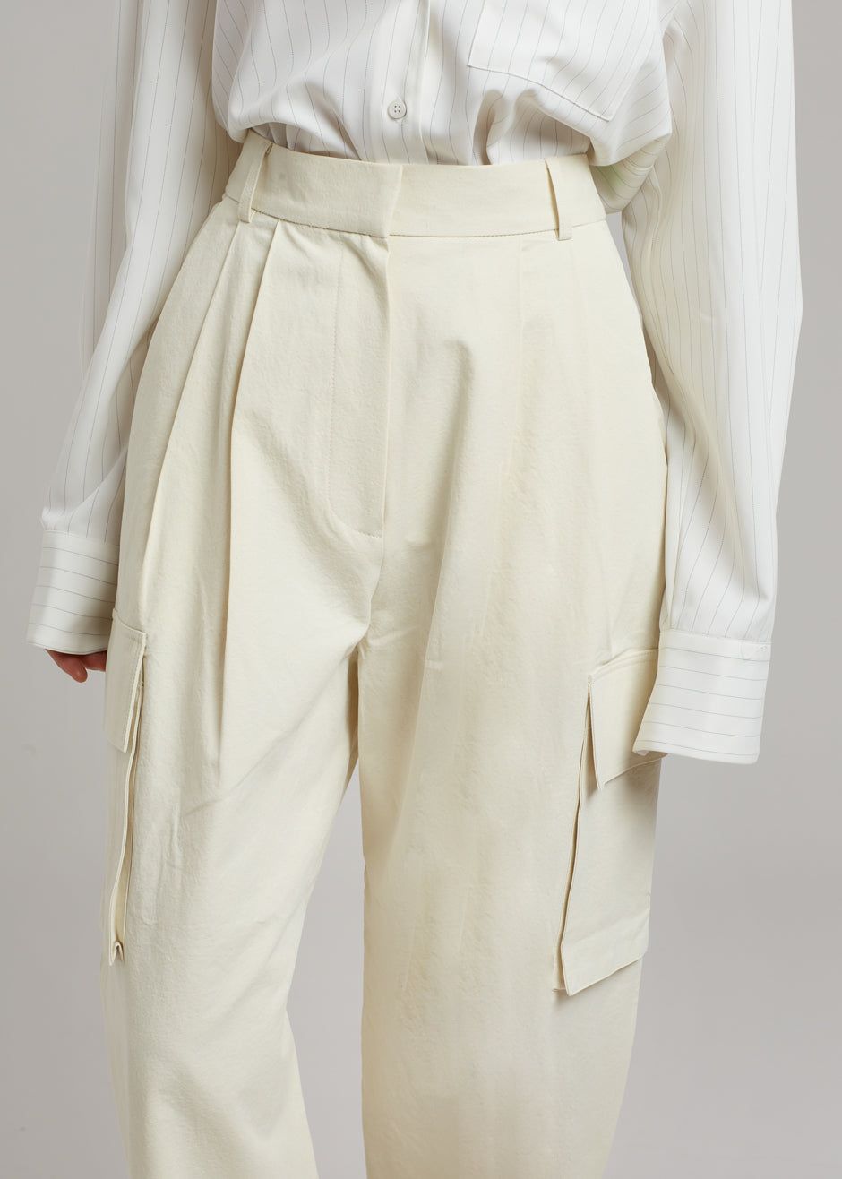 Gianna Cargo Pants - Cream sold by Frankie Shop product image thumbnail 7