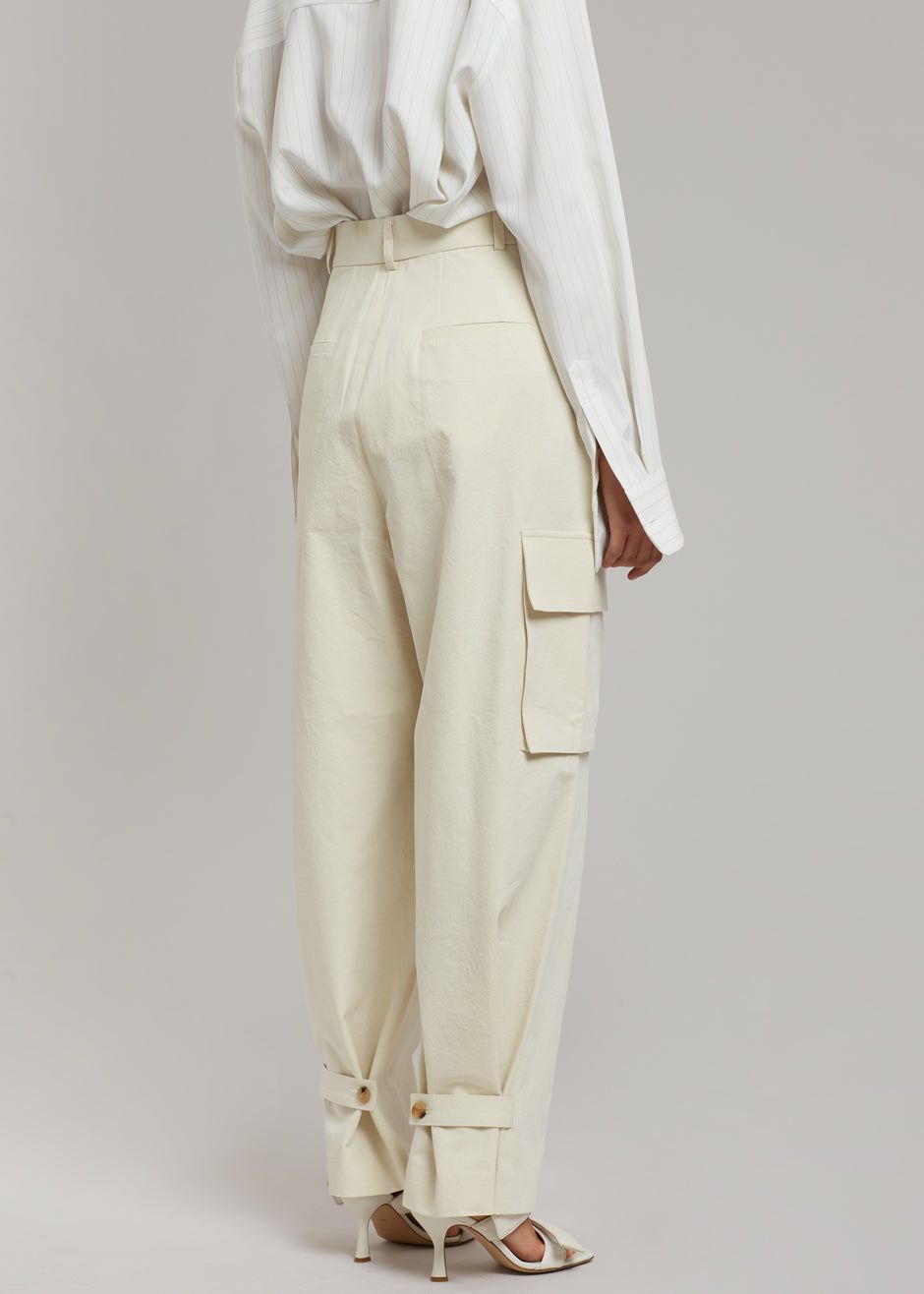 Gianna Cargo Pants - Cream sold by Frankie Shop product image thumbnail 9