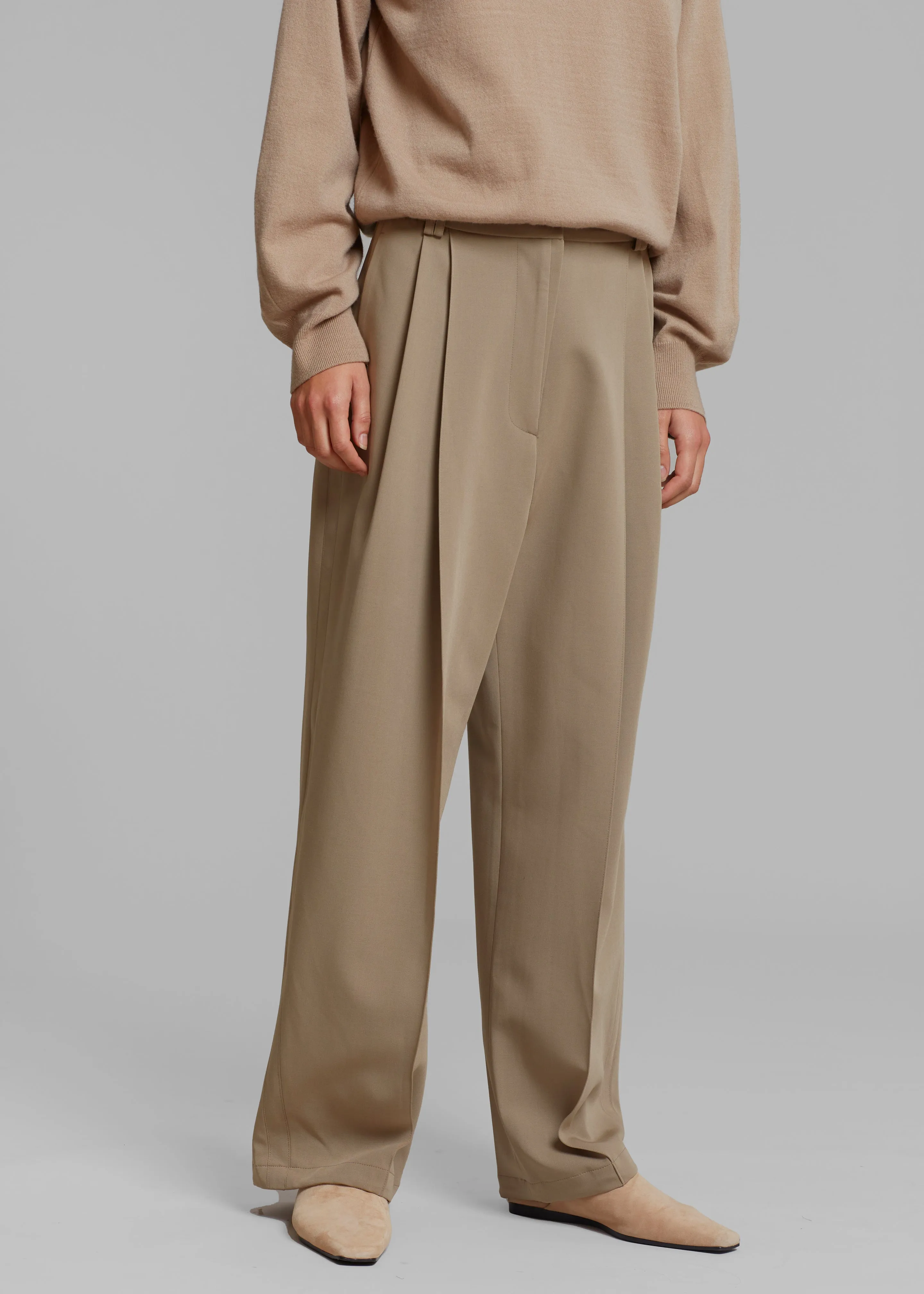 Naomie String Pants - Latte sold by Frankie Shop product image thumbnail 5