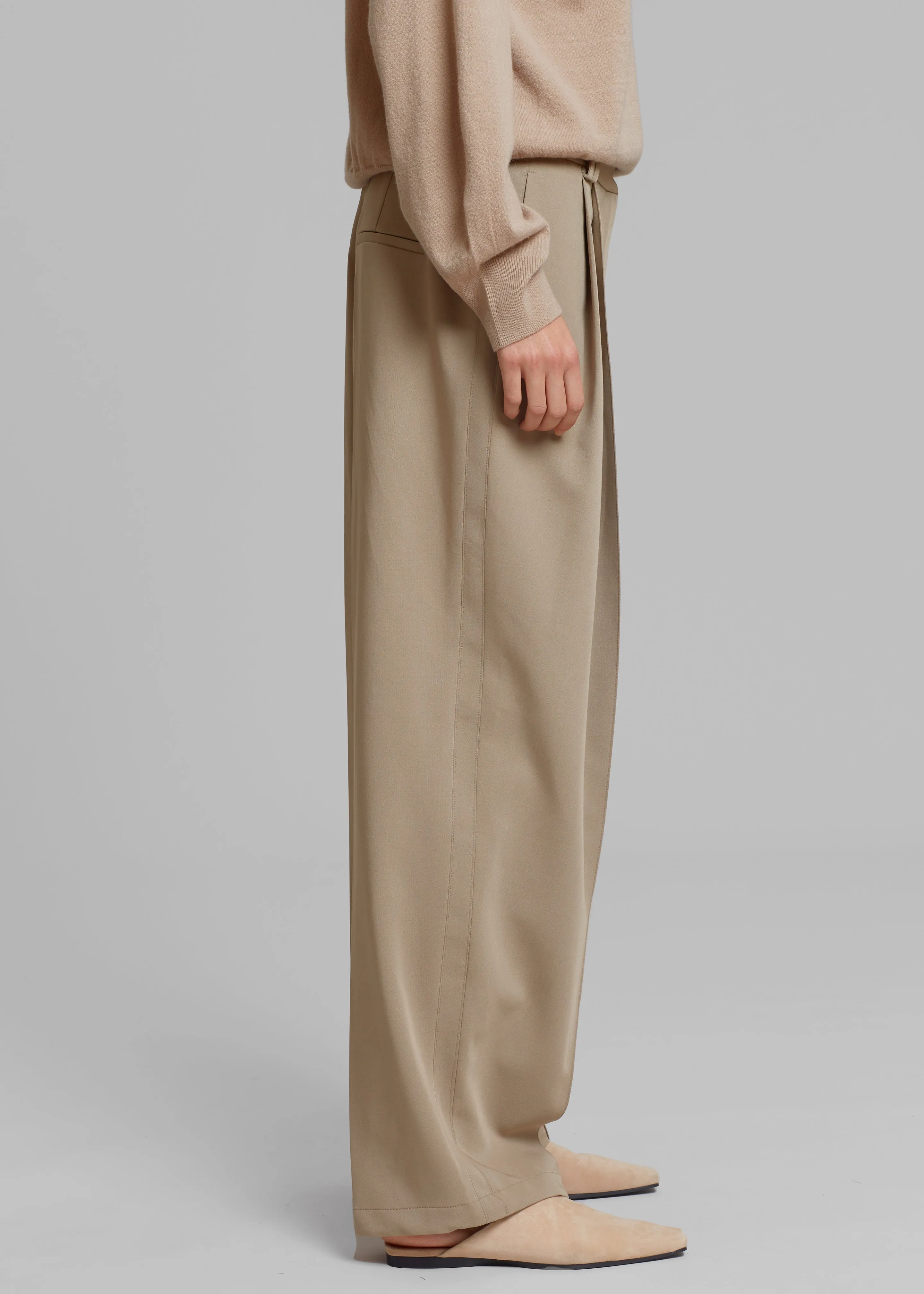 Naomie String Pants - Latte sold by Frankie Shop product image thumbnail 4