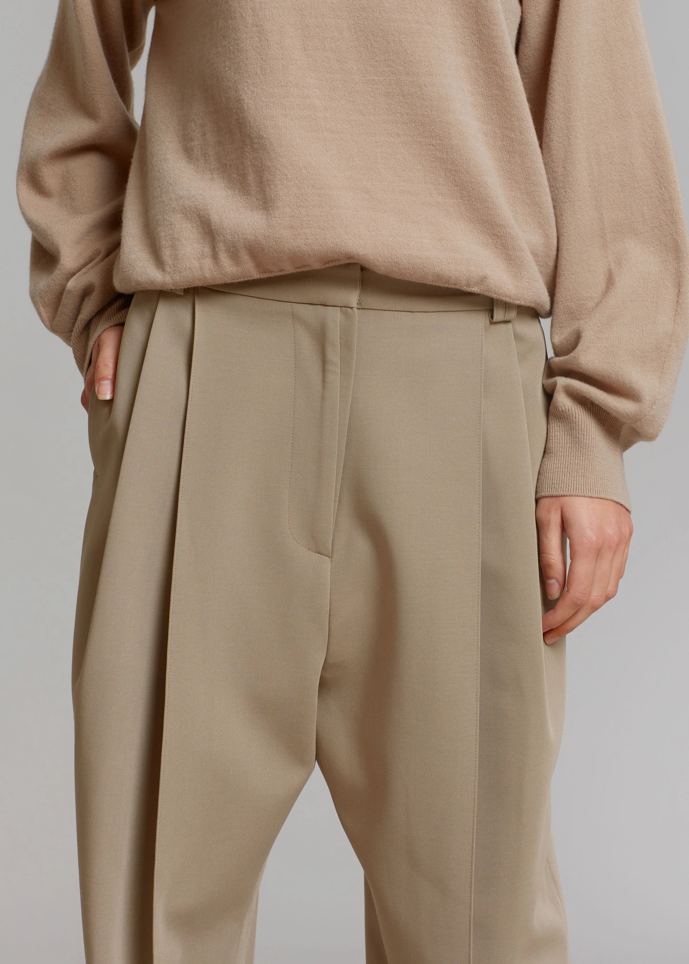 Naomie String Pants - Latte sold by Frankie Shop product image thumbnail 3