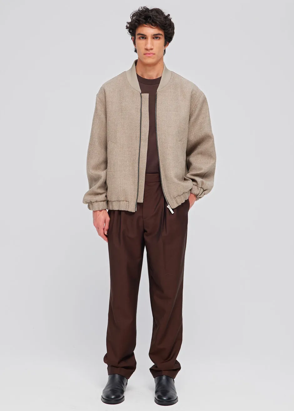 Róhe Jim Unisex Jacket - Hazelnut Melange sold by Frankie Shop product image thumbnail 4