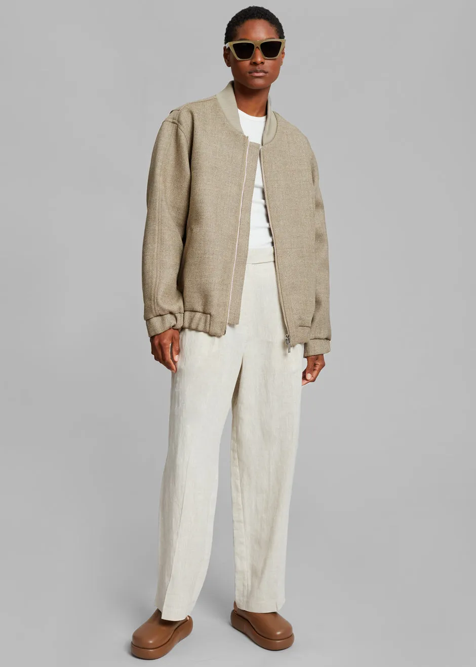 Róhe Jim Unisex Jacket - Hazelnut Melange sold by Frankie Shop product image thumbnail 5