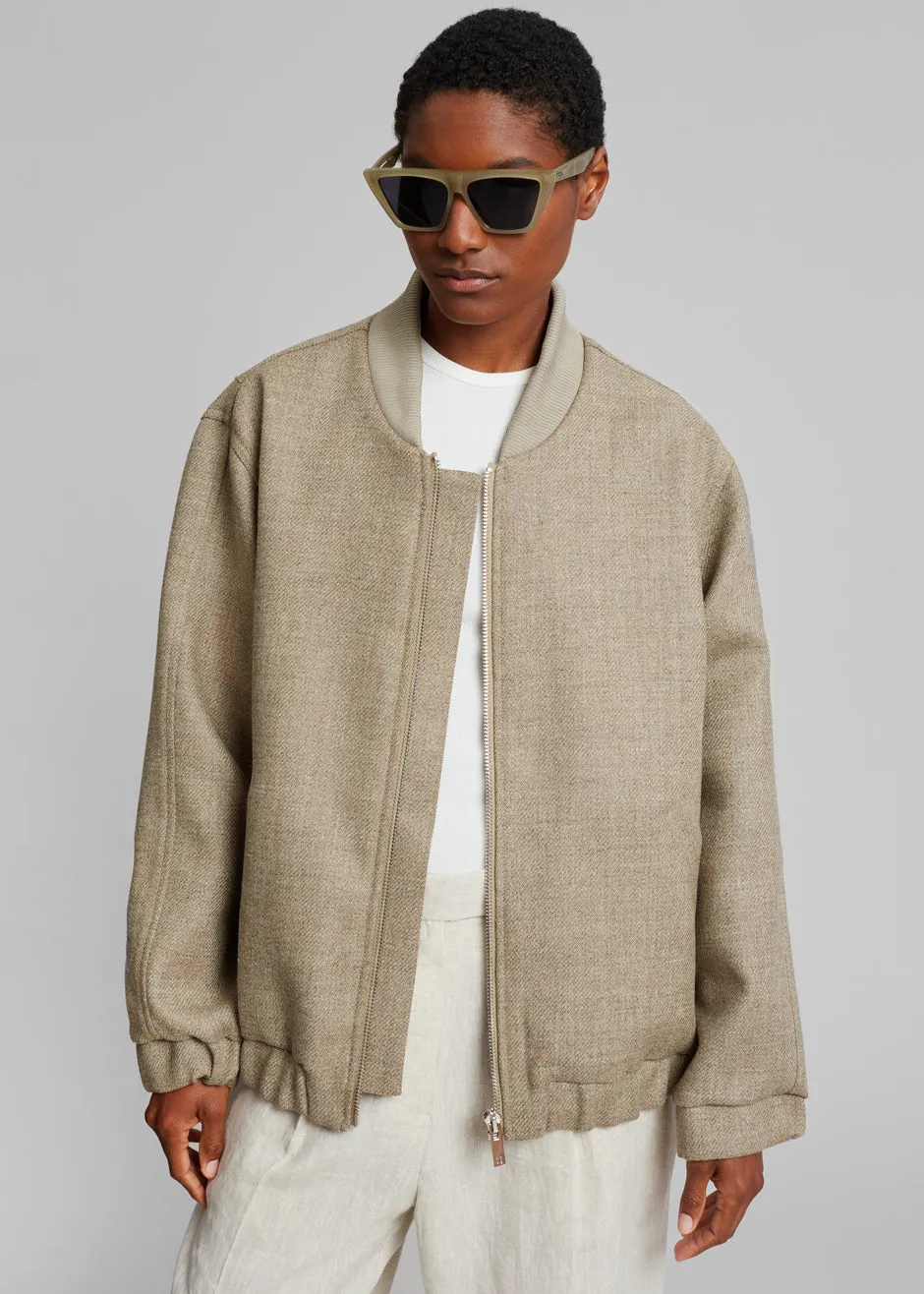 Róhe Jim Unisex Jacket - Hazelnut Melange sold by Frankie Shop product image thumbnail 2