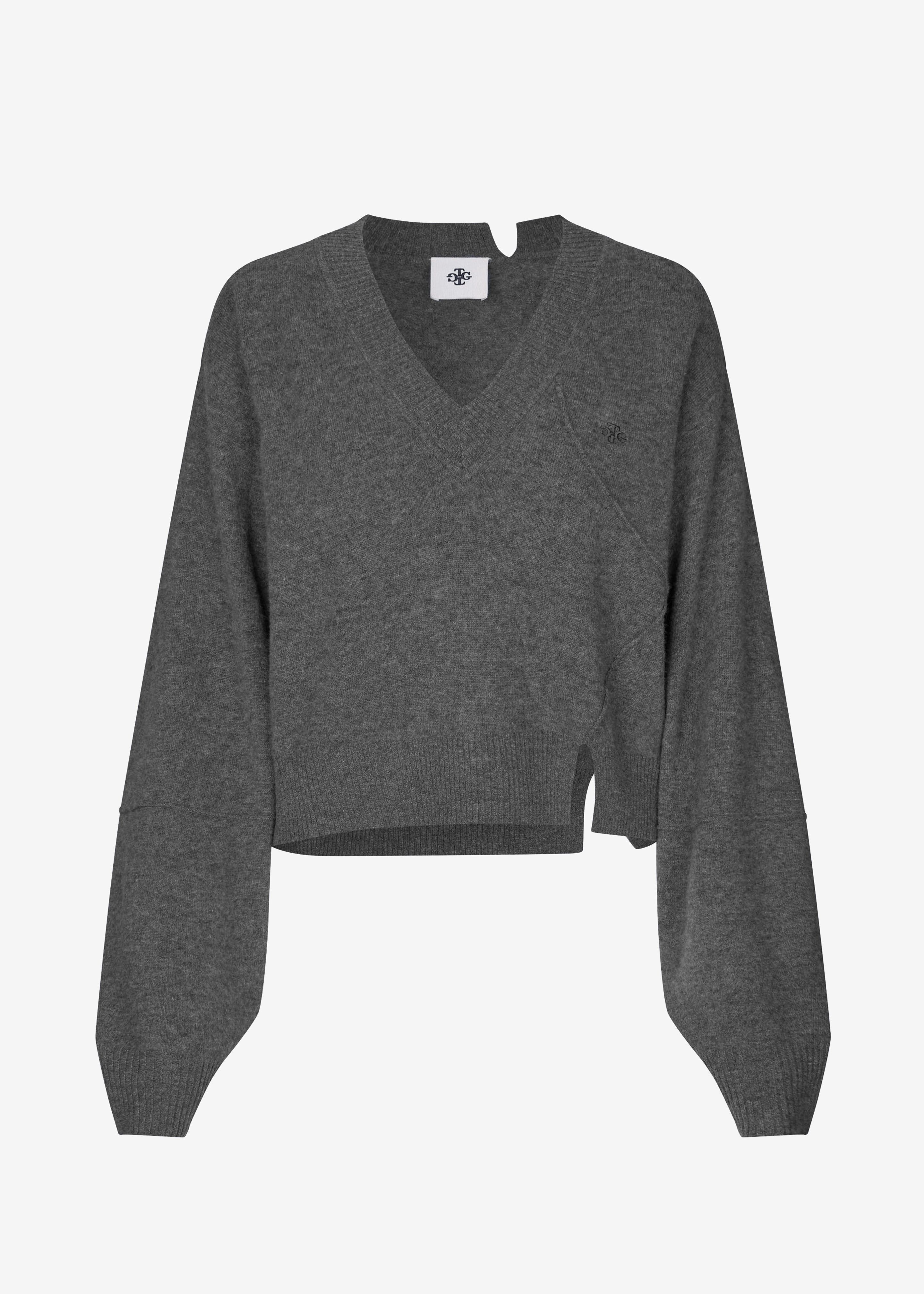 The Garment Como Man Sweater - Grey Melange sold by Frankie Shop product image thumbnail 6