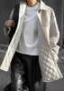 Dean Padded Shirt Jacket - Mastic sold by Frankie Shop