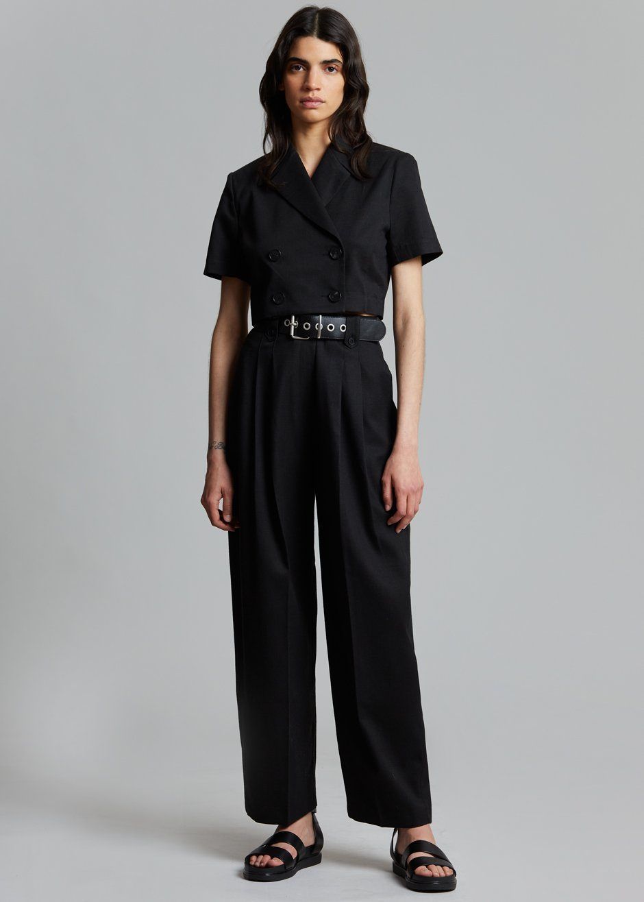 Pilar Belted Pants - Black sold by Frankie Shop product image thumbnail 4