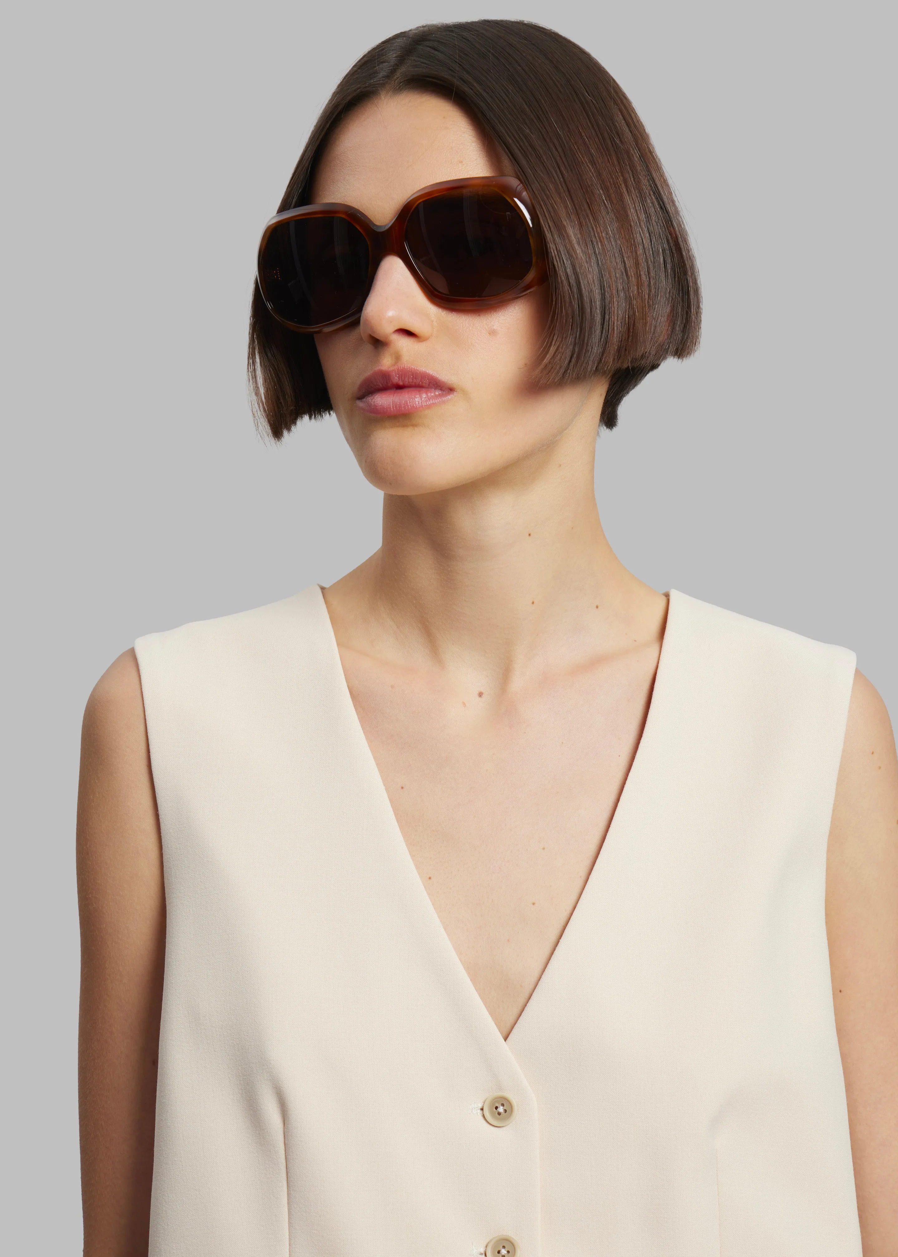 Port Tanger Yamina Sunglasses - Oliban Acetate Tobacco Lens sold by Frankie Shop product image thumbnail 4