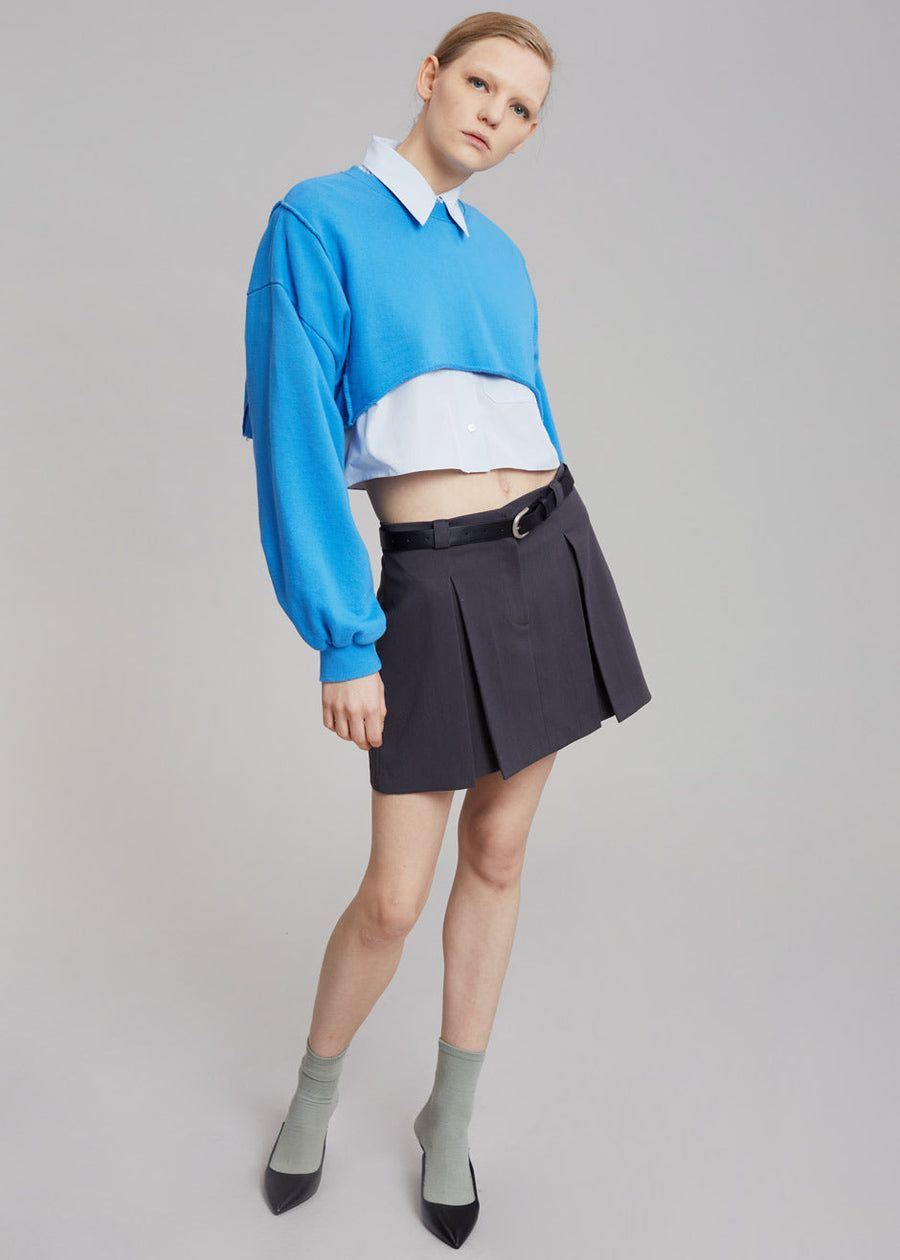 Kitou Mini Skirt - Charcoal sold by Frankie Shop product image thumbnail 15