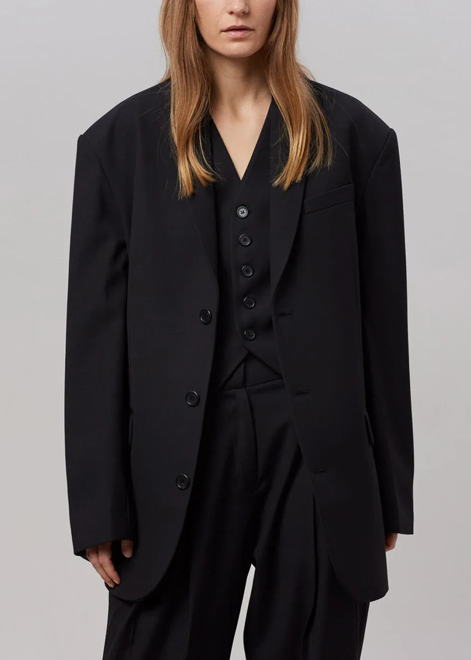 Gelso Oversized Blazer - Black sold by Frankie Shop product image thumbnail 4