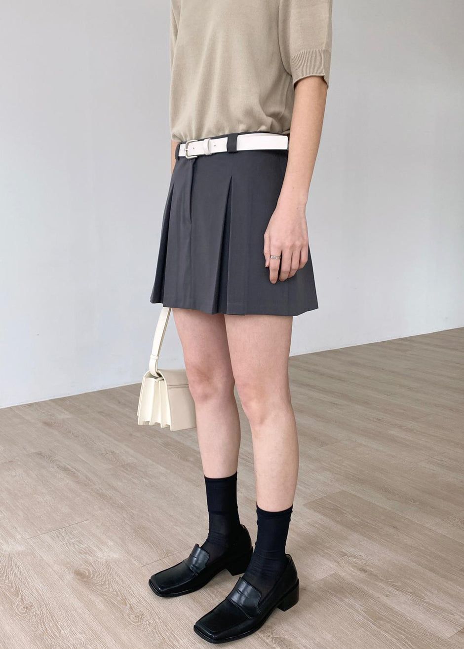 Kitou Mini Skirt - Charcoal sold by Frankie Shop product image thumbnail 20