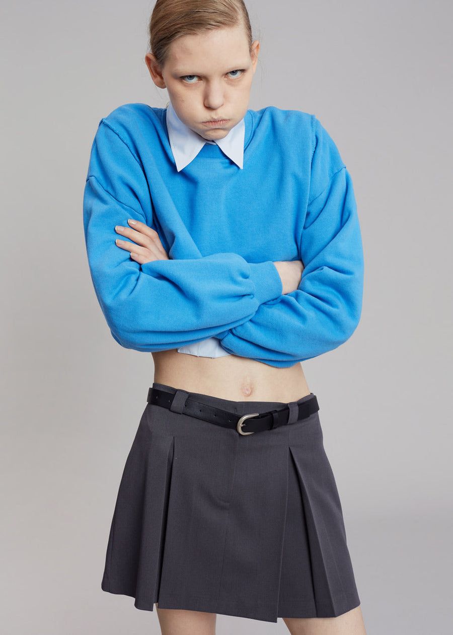 Kitou Mini Skirt - Charcoal sold by Frankie Shop product image thumbnail 14