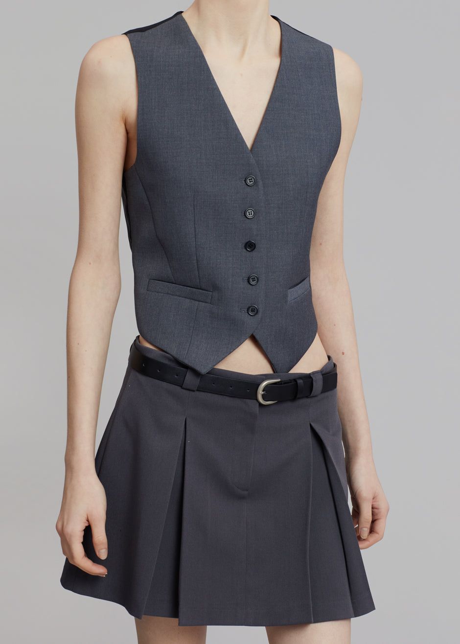 Kitou Mini Skirt - Charcoal sold by Frankie Shop product image thumbnail 7