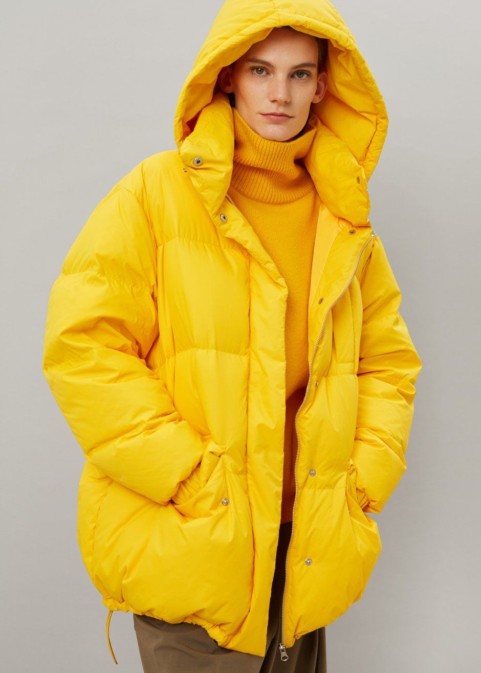 Tignes Recycled Long Puffer - Marigold sold by Frankie Shop product image thumbnail 13