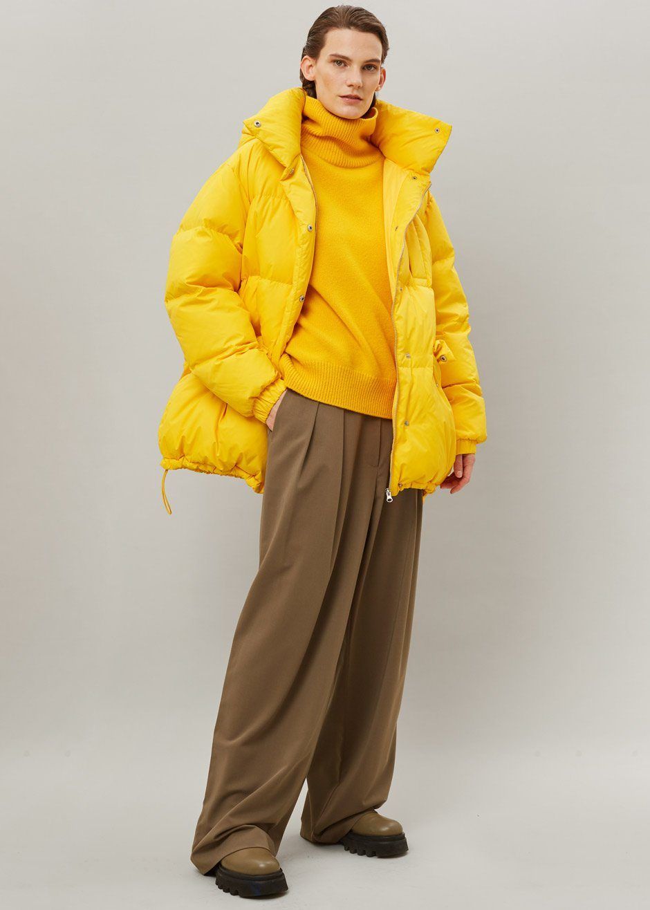 Tignes Recycled Long Puffer - Marigold sold by Frankie Shop