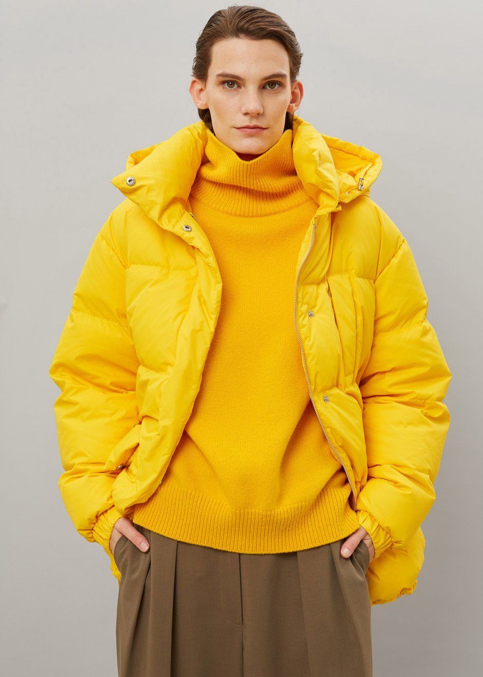 Tignes Recycled Long Puffer - Marigold sold by Frankie Shop product image thumbnail 14