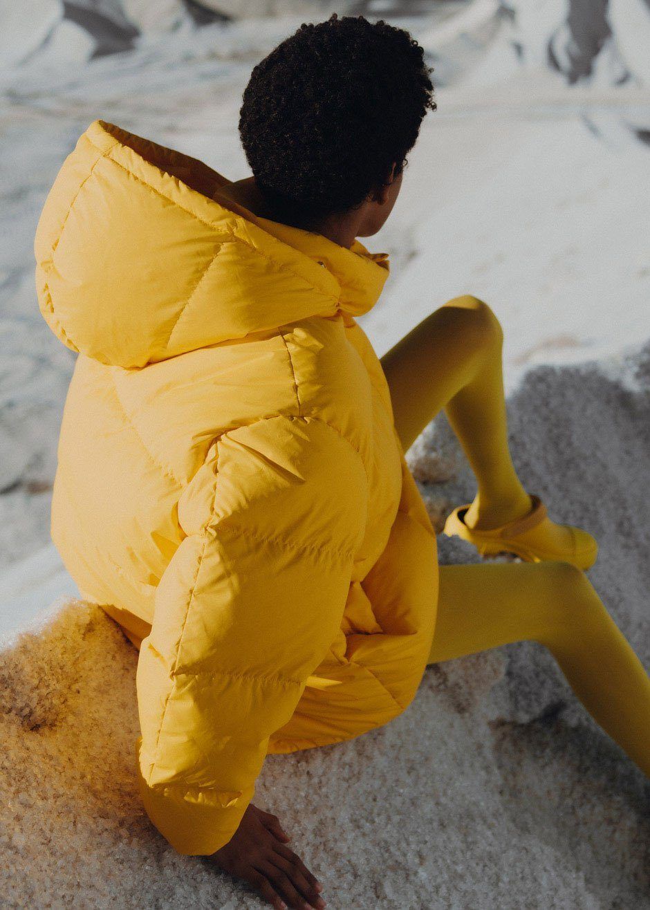 Tignes Recycled Long Puffer - Marigold sold by Frankie Shop product image thumbnail 4