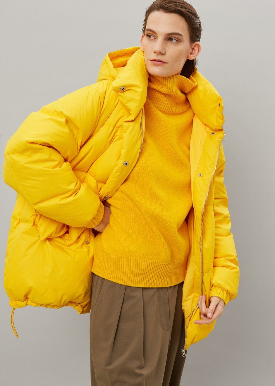 Tignes Recycled Long Puffer - Marigold sold by Frankie Shop product image thumbnail 3