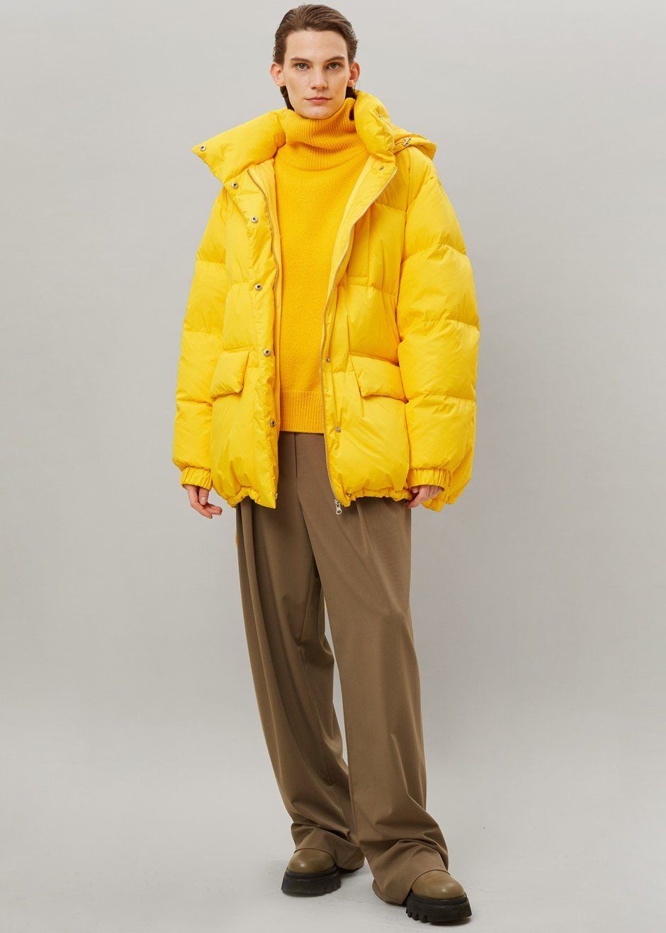 Tignes Recycled Long Puffer - Marigold sold by Frankie Shop product image thumbnail 11