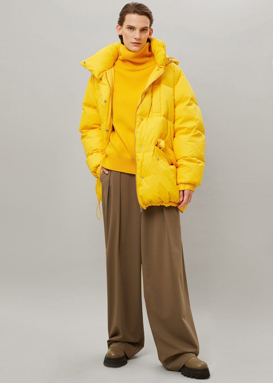 Tignes Recycled Long Puffer - Marigold sold by Frankie Shop product image thumbnail 15