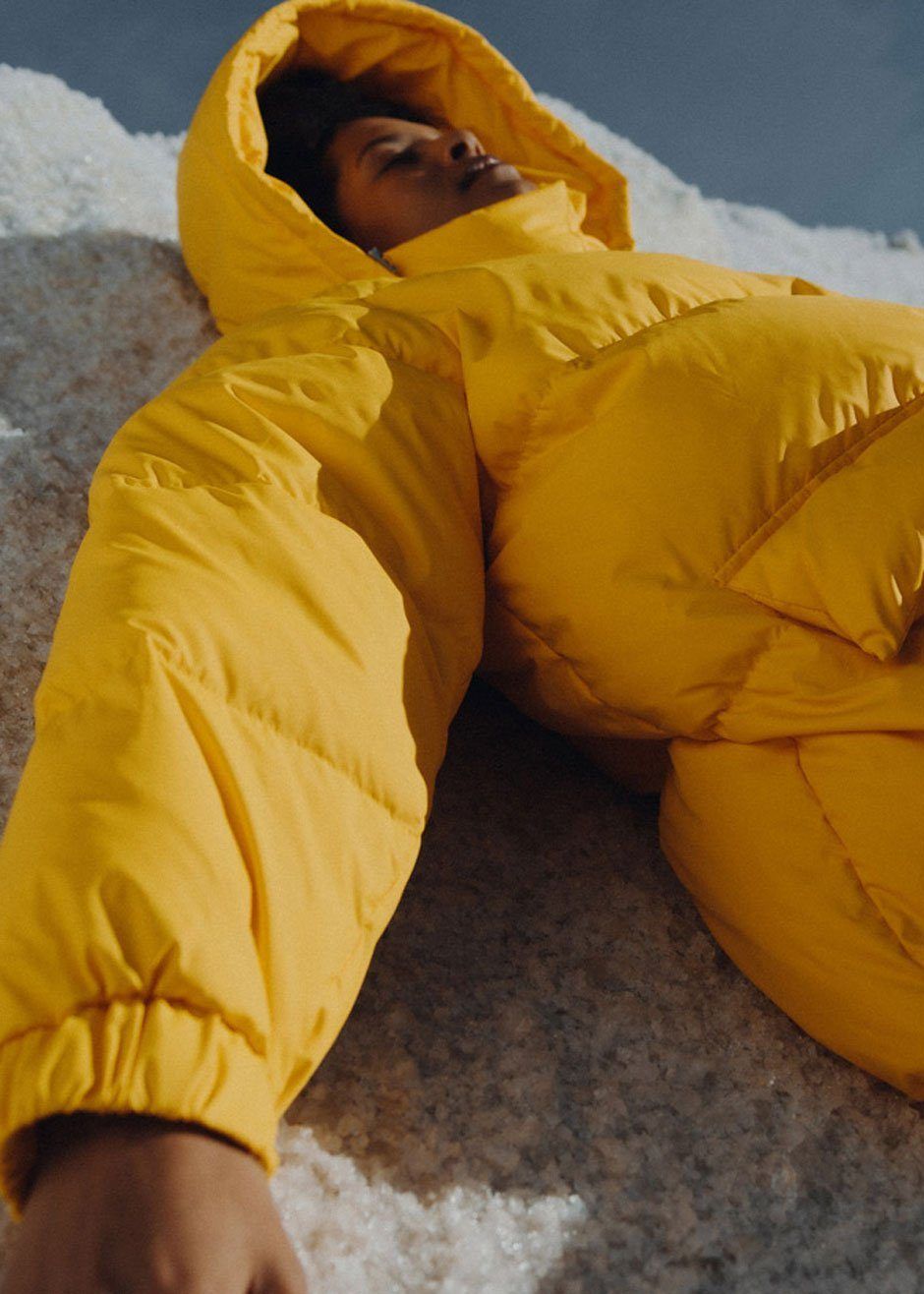 Tignes Recycled Long Puffer - Marigold sold by Frankie Shop product image thumbnail 9