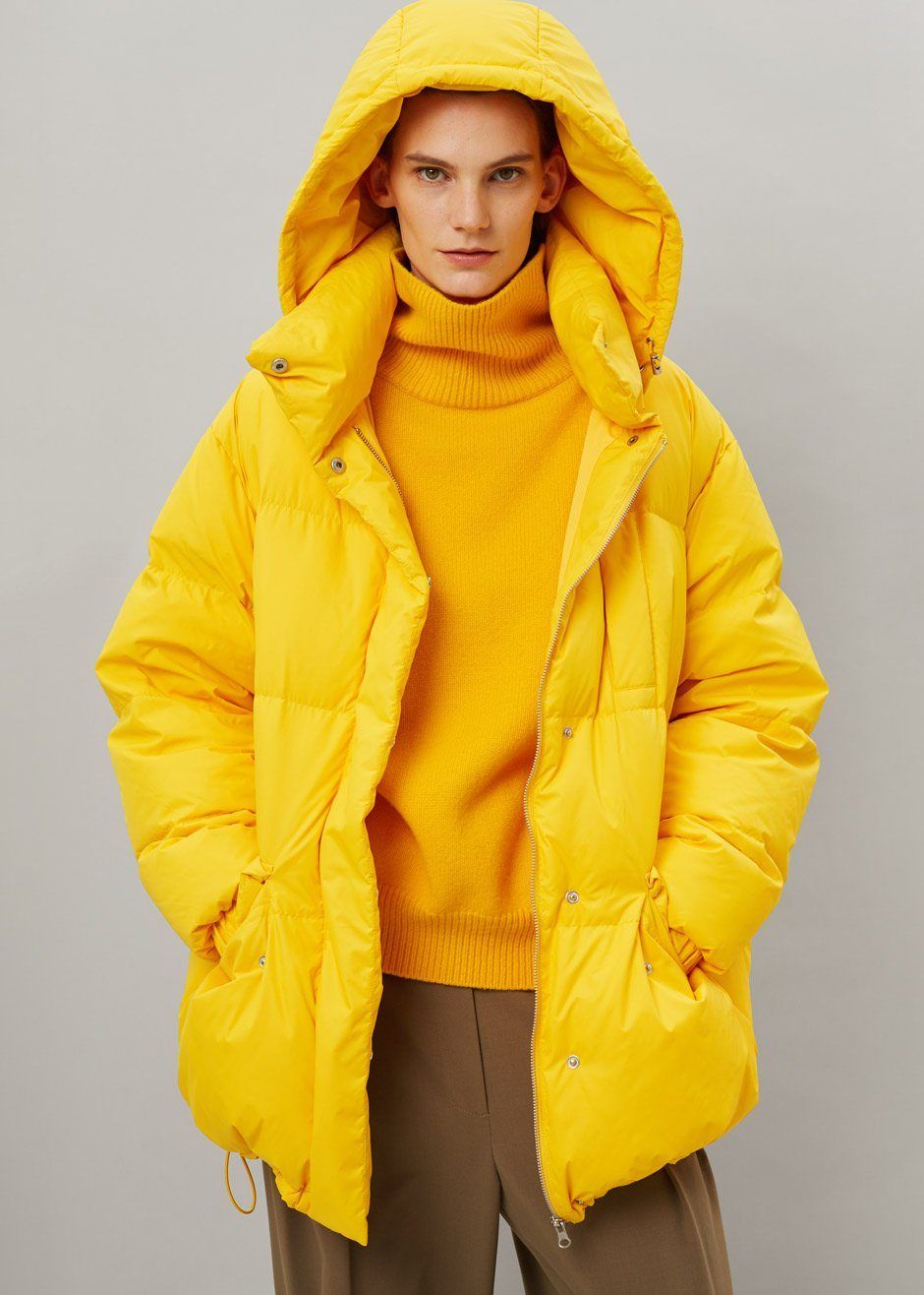 Tignes Recycled Long Puffer - Marigold sold by Frankie Shop product image thumbnail 16
