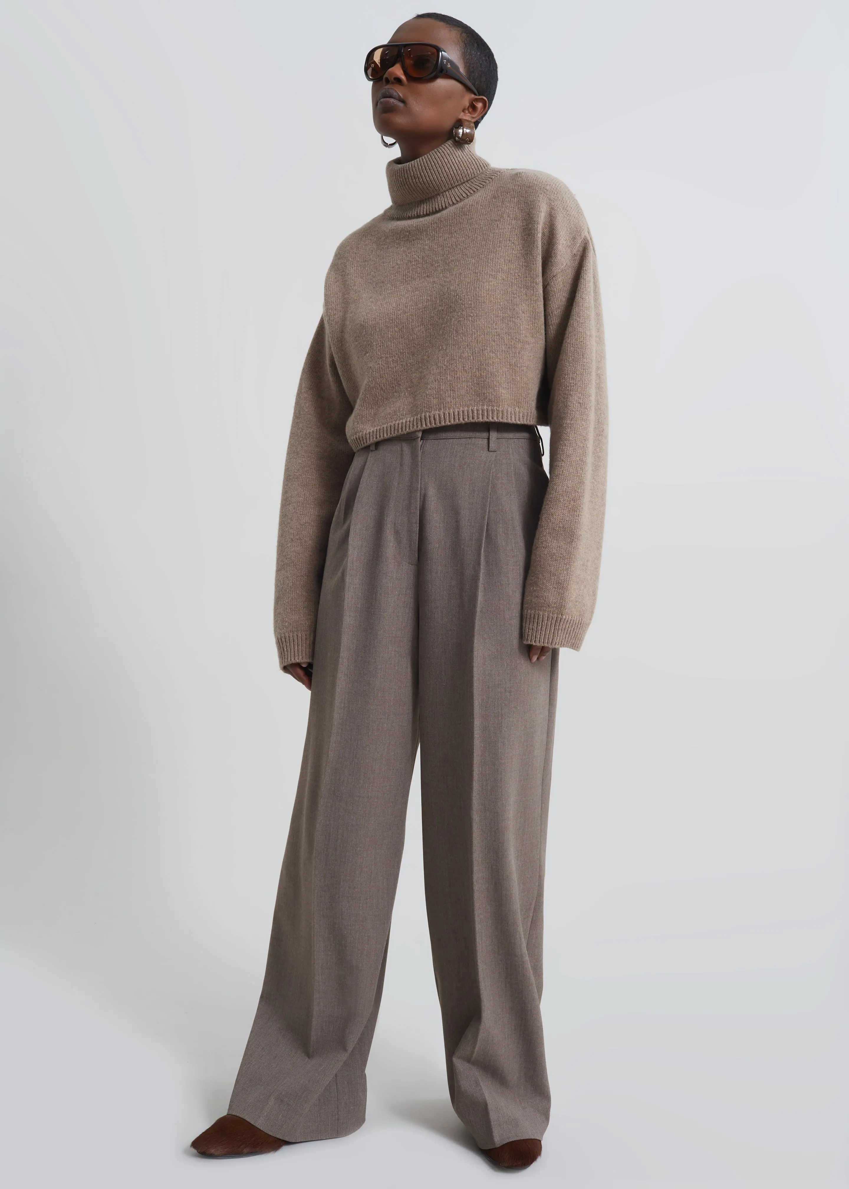 Beaufille Celeste Trousers - Heather Brown sold by Frankie Shop product image thumbnail 4
