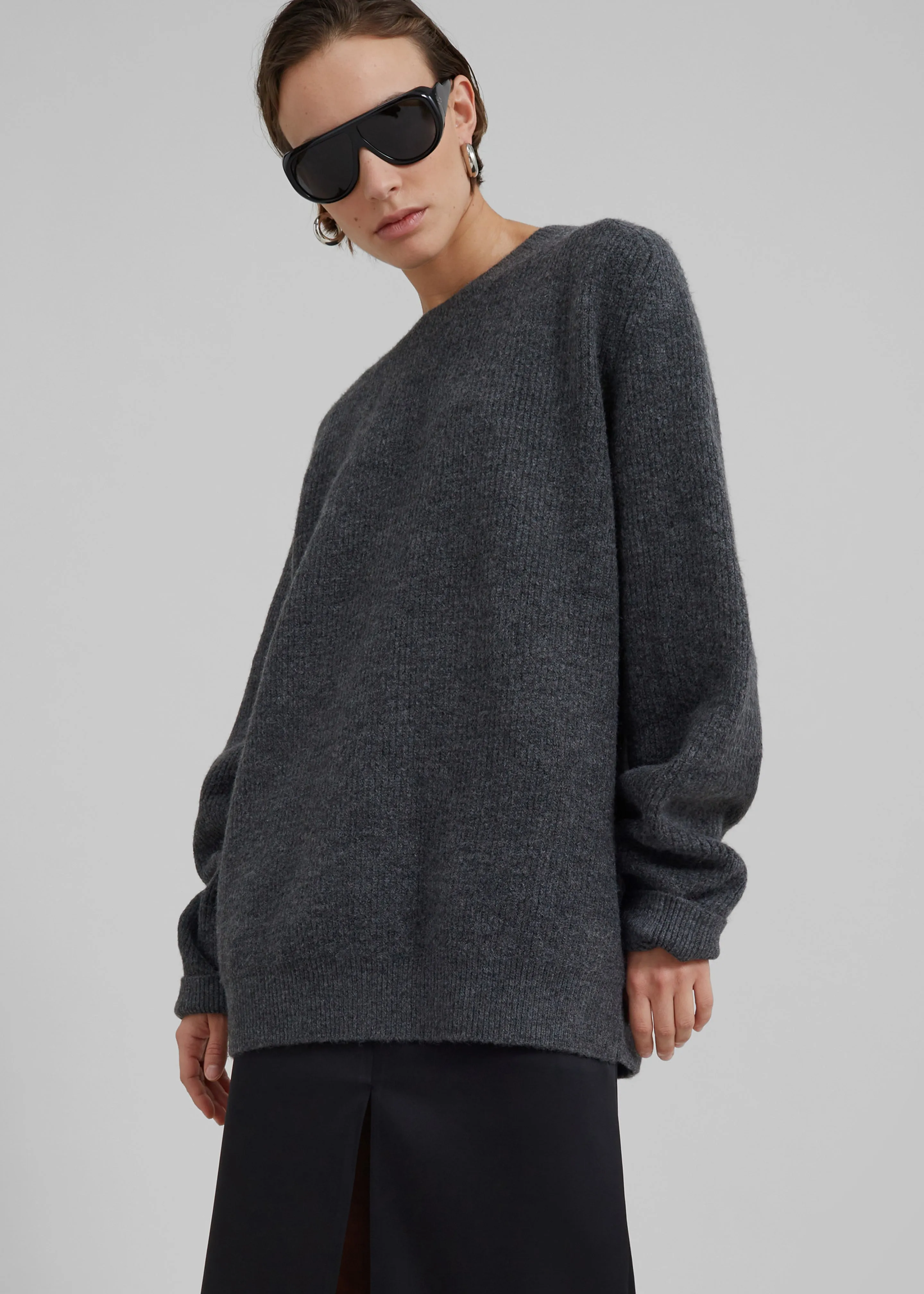 Emory Sweater - Charcoal sold by Frankie Shop