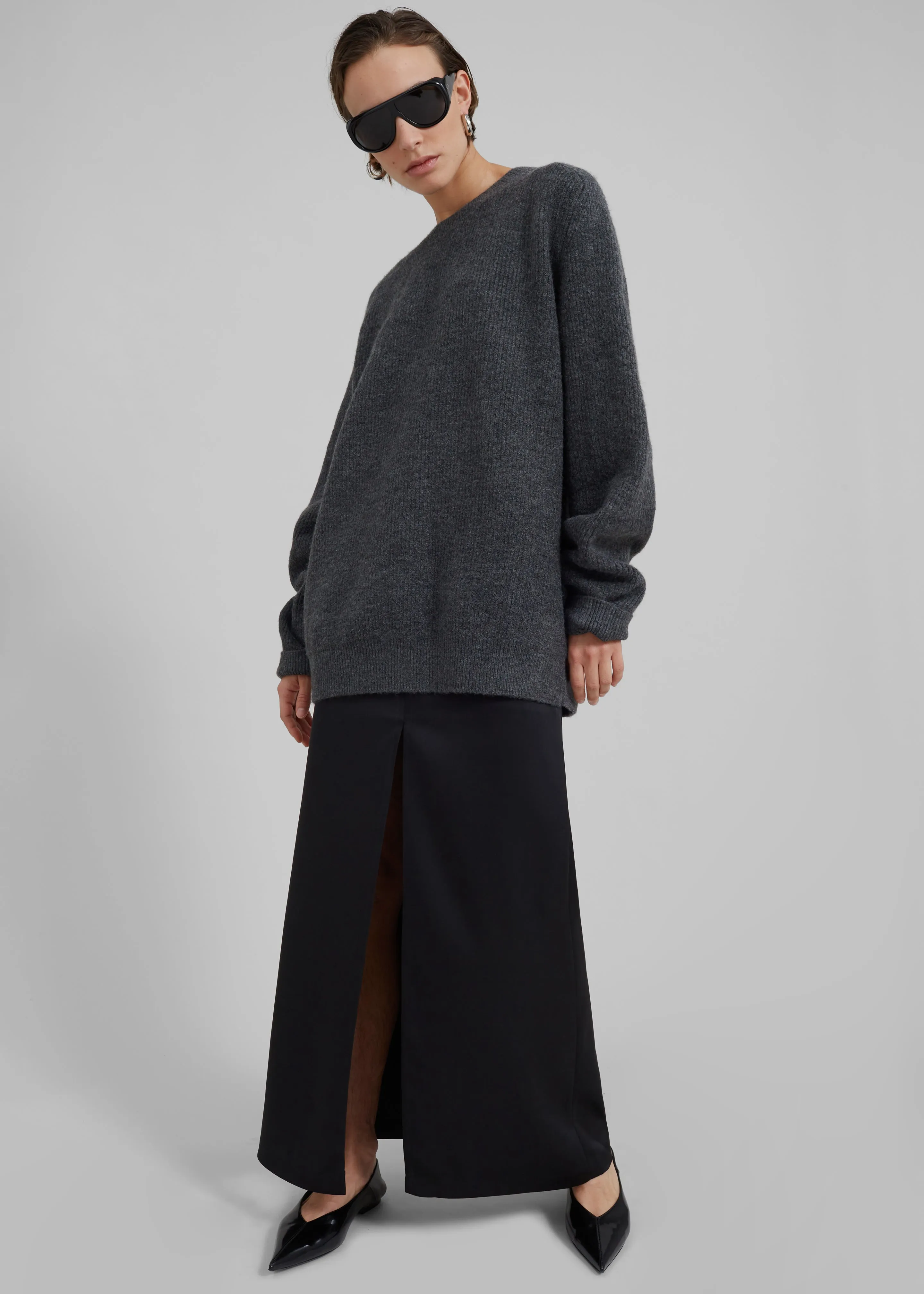 Emory Sweater - Charcoal sold by Frankie Shop product image thumbnail 3