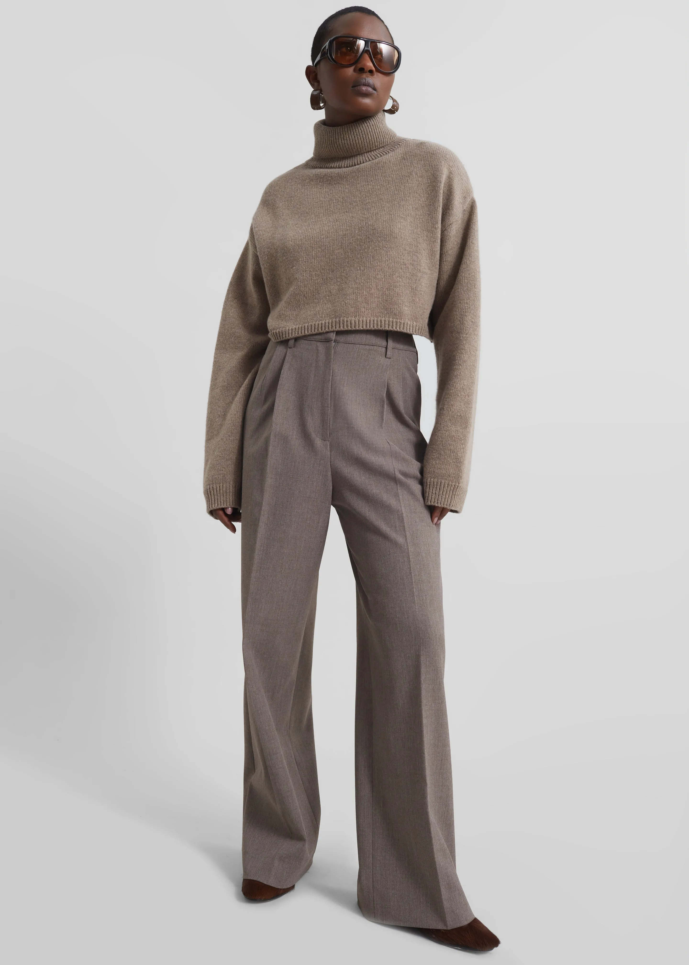 Beaufille Celeste Trousers - Heather Brown sold by Frankie Shop product image thumbnail 2