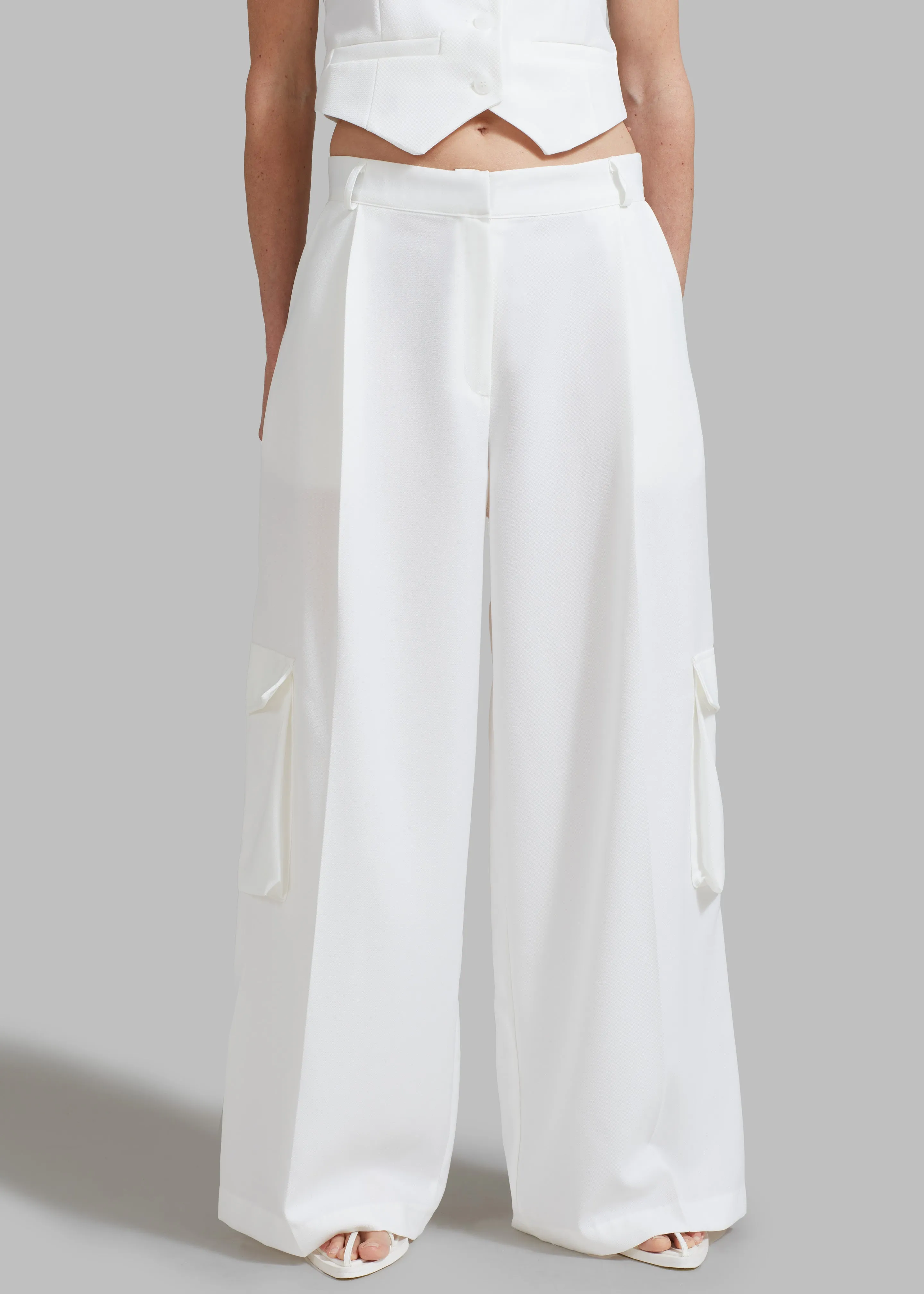 Gladys Cargo Pants - White sold by Frankie Shop product image thumbnail 5
