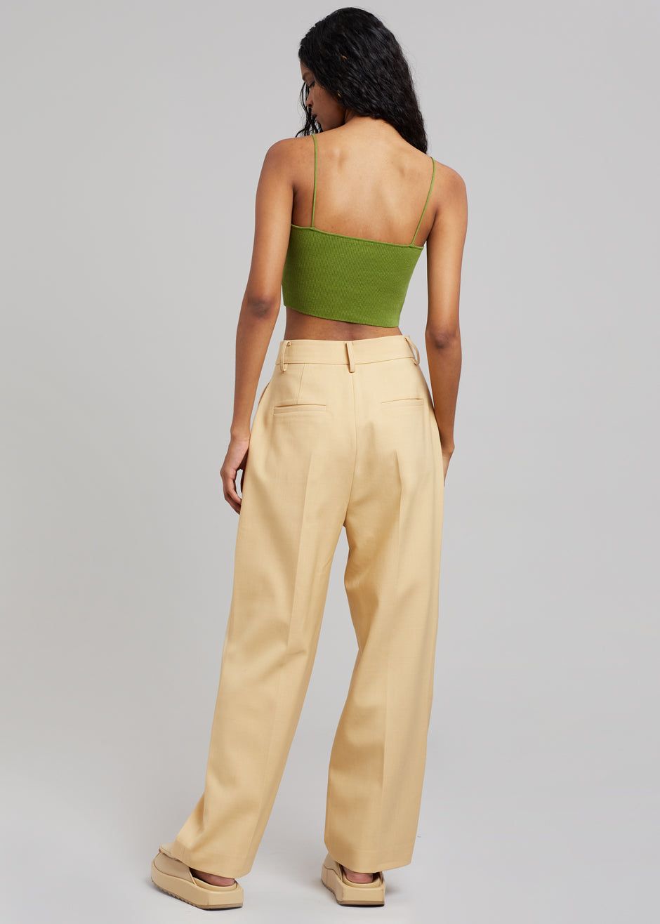 Georgina Wool Blend Pants - Cornsilk sold by Frankie Shop product image thumbnail 9