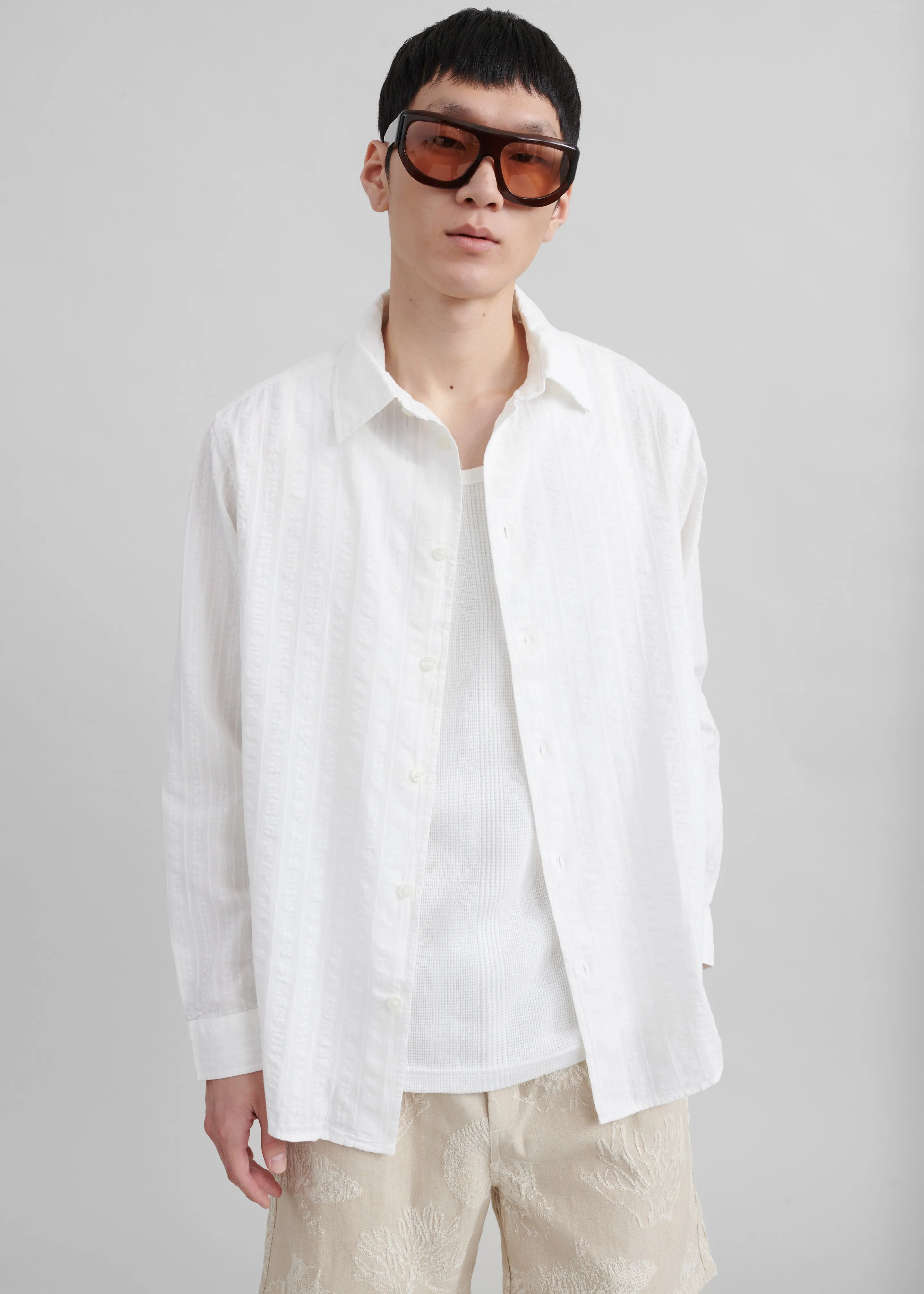 Samsøe Samsøe Sadamon X Shirt - Clear Cream sold by Frankie Shop