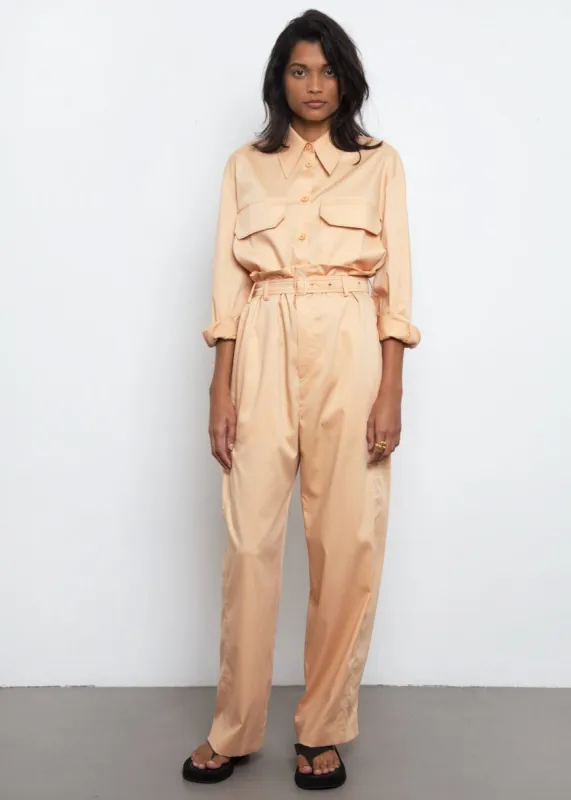 Low Classic High Waist Pants - Peach sold by Frankie Shop