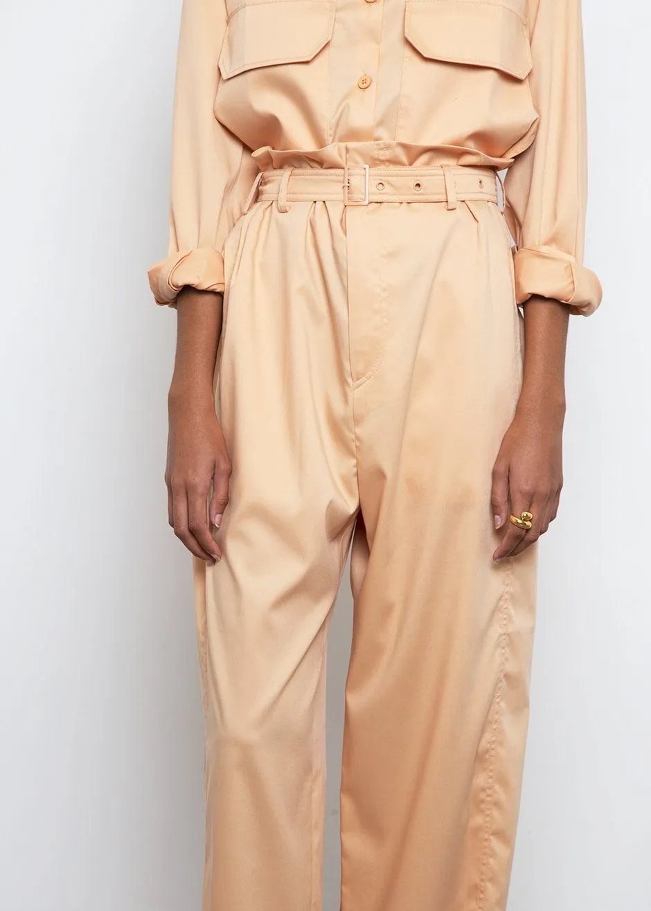 Low Classic High Waist Pants - Peach sold by Frankie Shop product image thumbnail 3