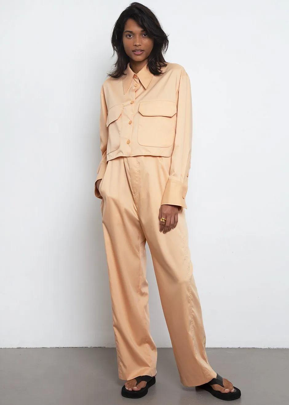 Low Classic High Waist Pants - Peach sold by Frankie Shop product image thumbnail 4