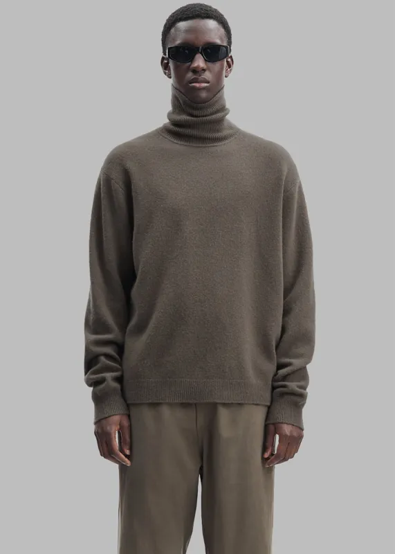 Samsøe Samsøe Viktor Turtleneck - Crocodile sold by Frankie Shop