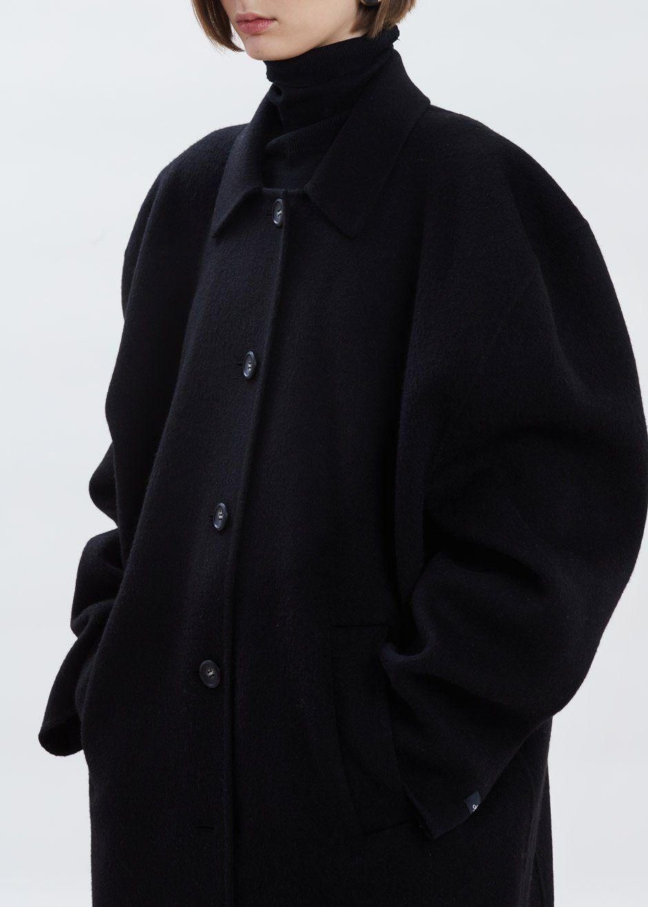 Clara Box Sleeve Coat - Black sold by Frankie Shop product image thumbnail 5