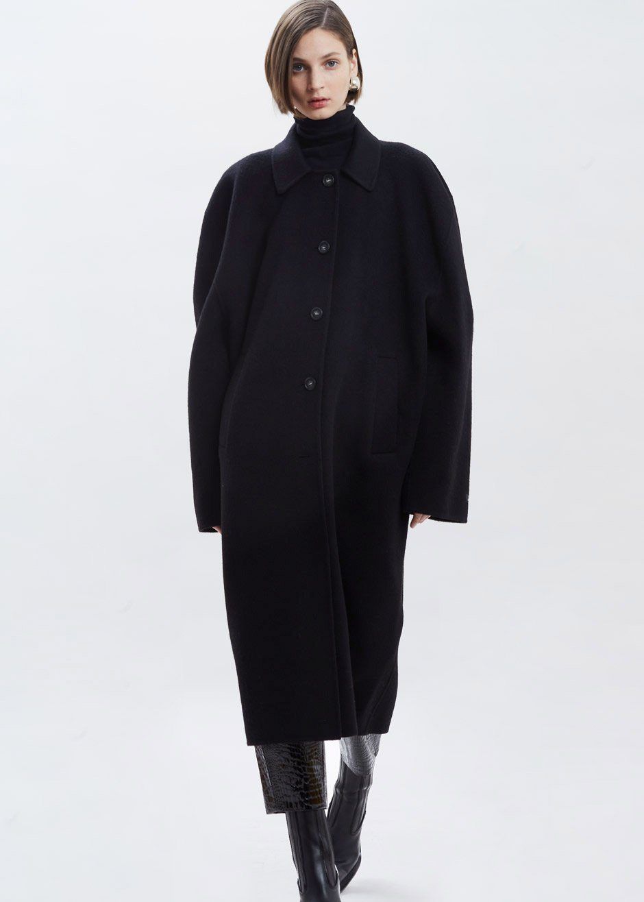 Clara Box Sleeve Coat - Black sold by Frankie Shop product image thumbnail 3