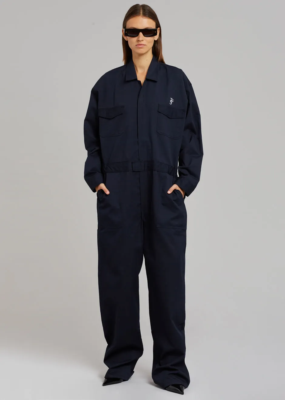 TFS Oversized Boiler Suit - Navy sold by Frankie Shop product image thumbnail 3