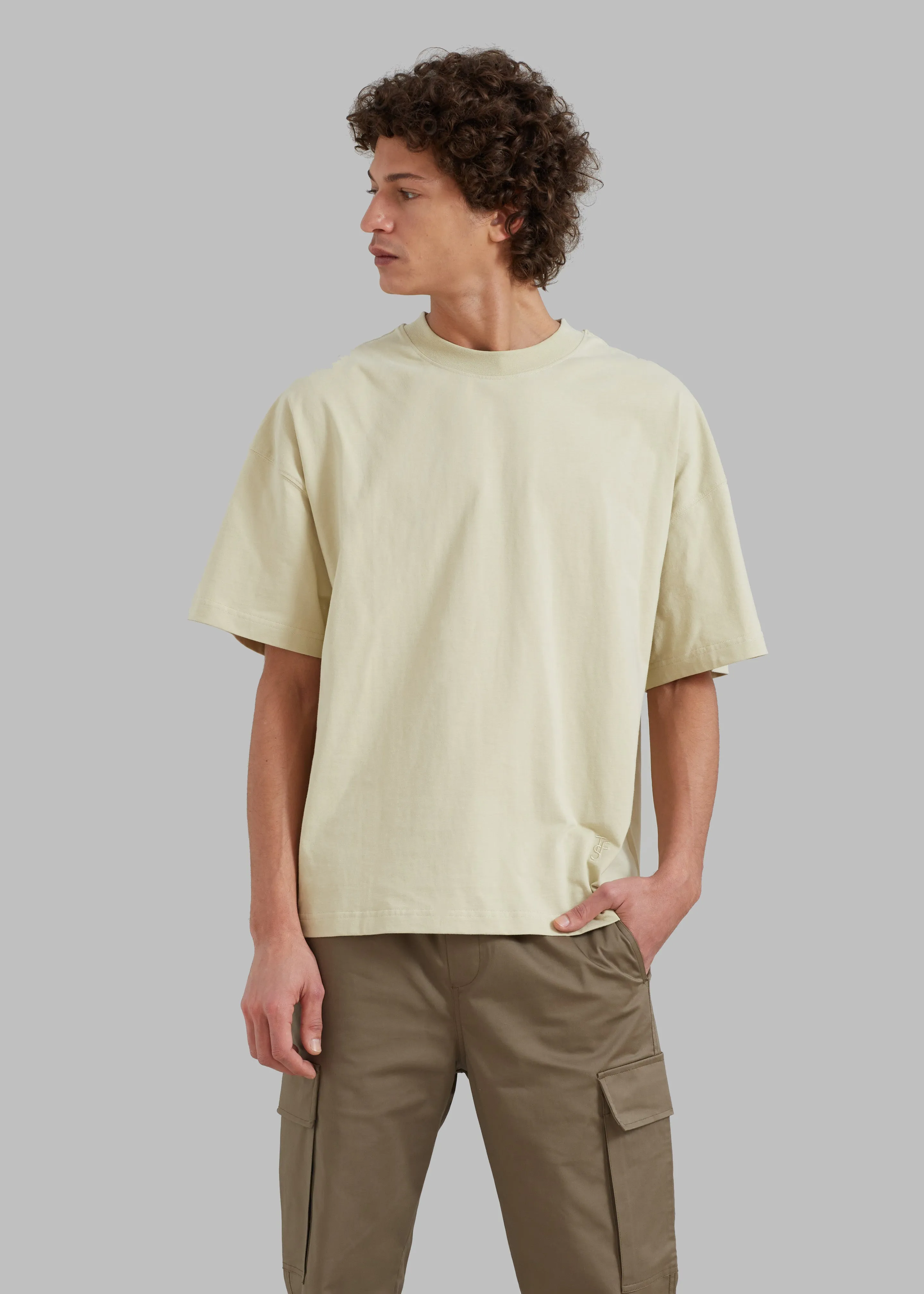 Samsøe Samsøe Jabari Cargo Trousers - Stone Gray sold by Frankie Shop product image thumbnail 4