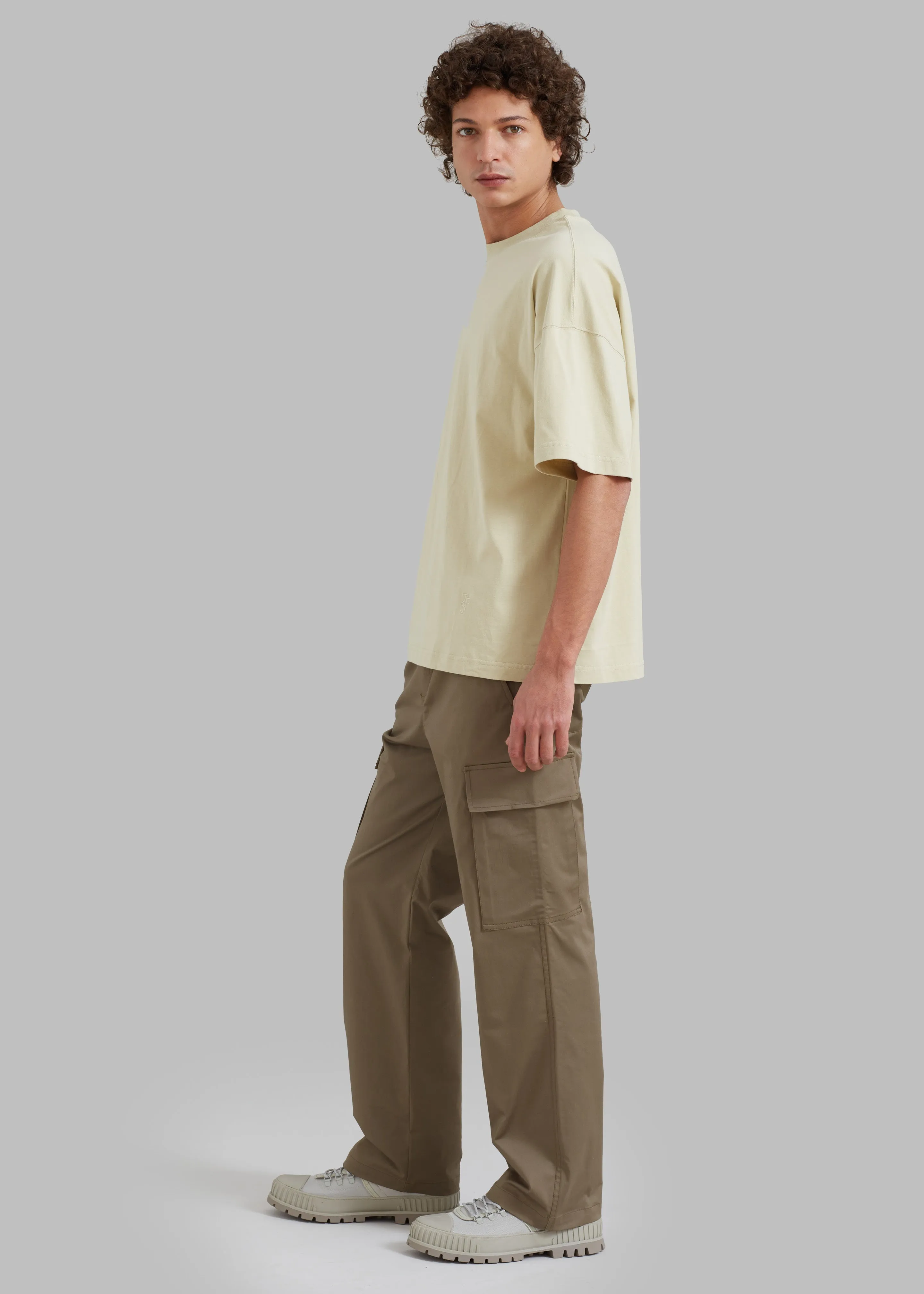 Samsøe Samsøe Jabari Cargo Trousers - Stone Gray sold by Frankie Shop product image thumbnail 3