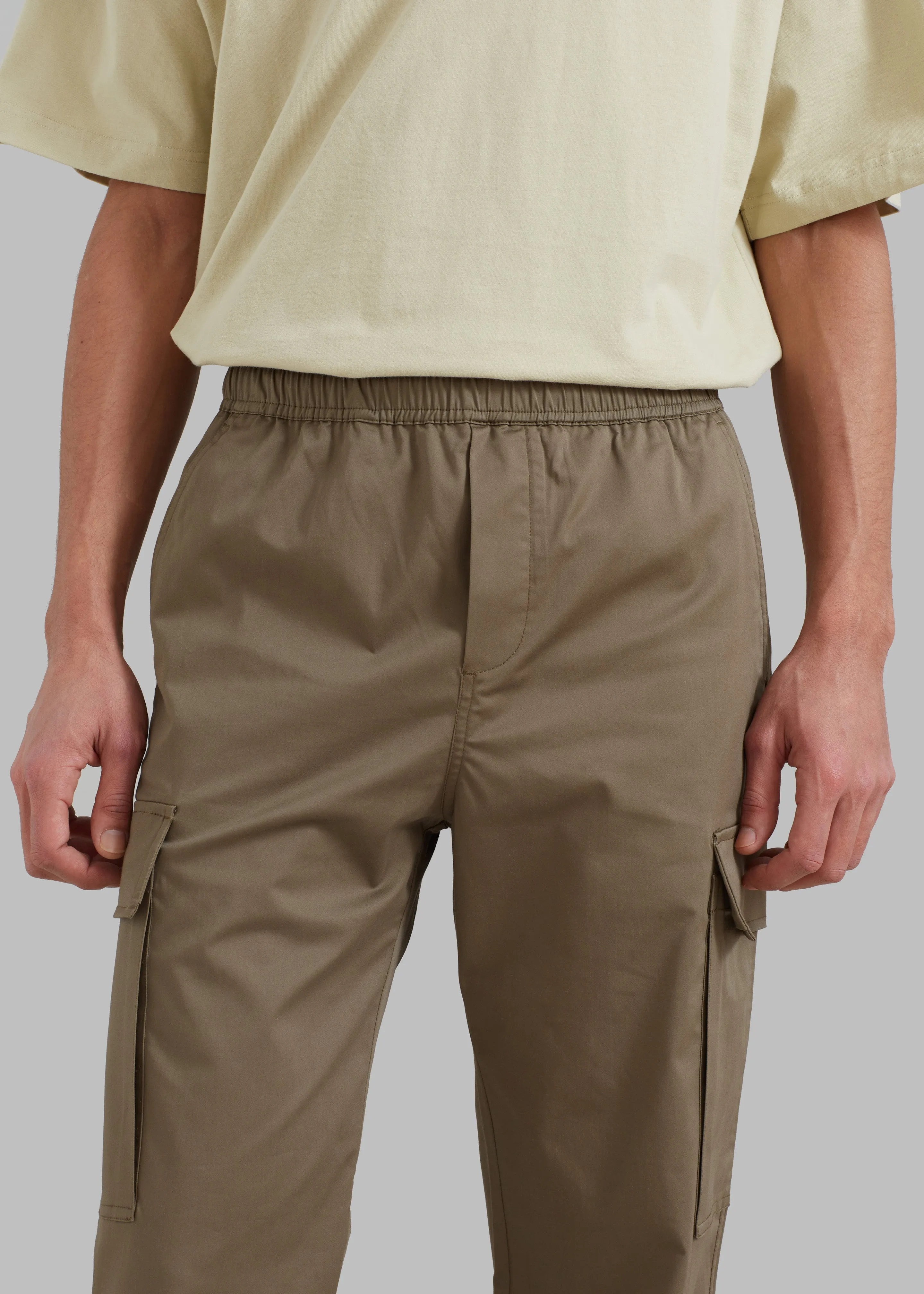 Samsøe Samsøe Jabari Cargo Trousers - Stone Gray sold by Frankie Shop product image thumbnail 5